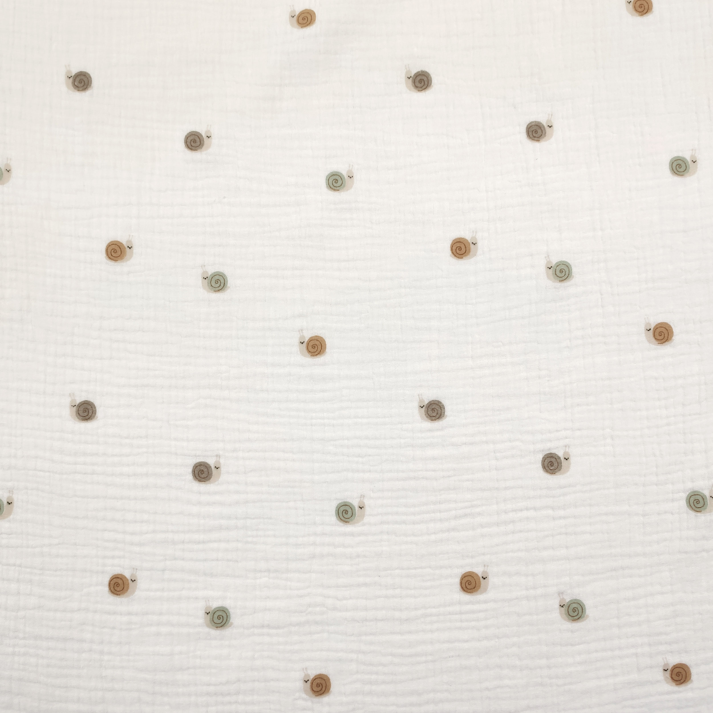Cotton Muslin Snails