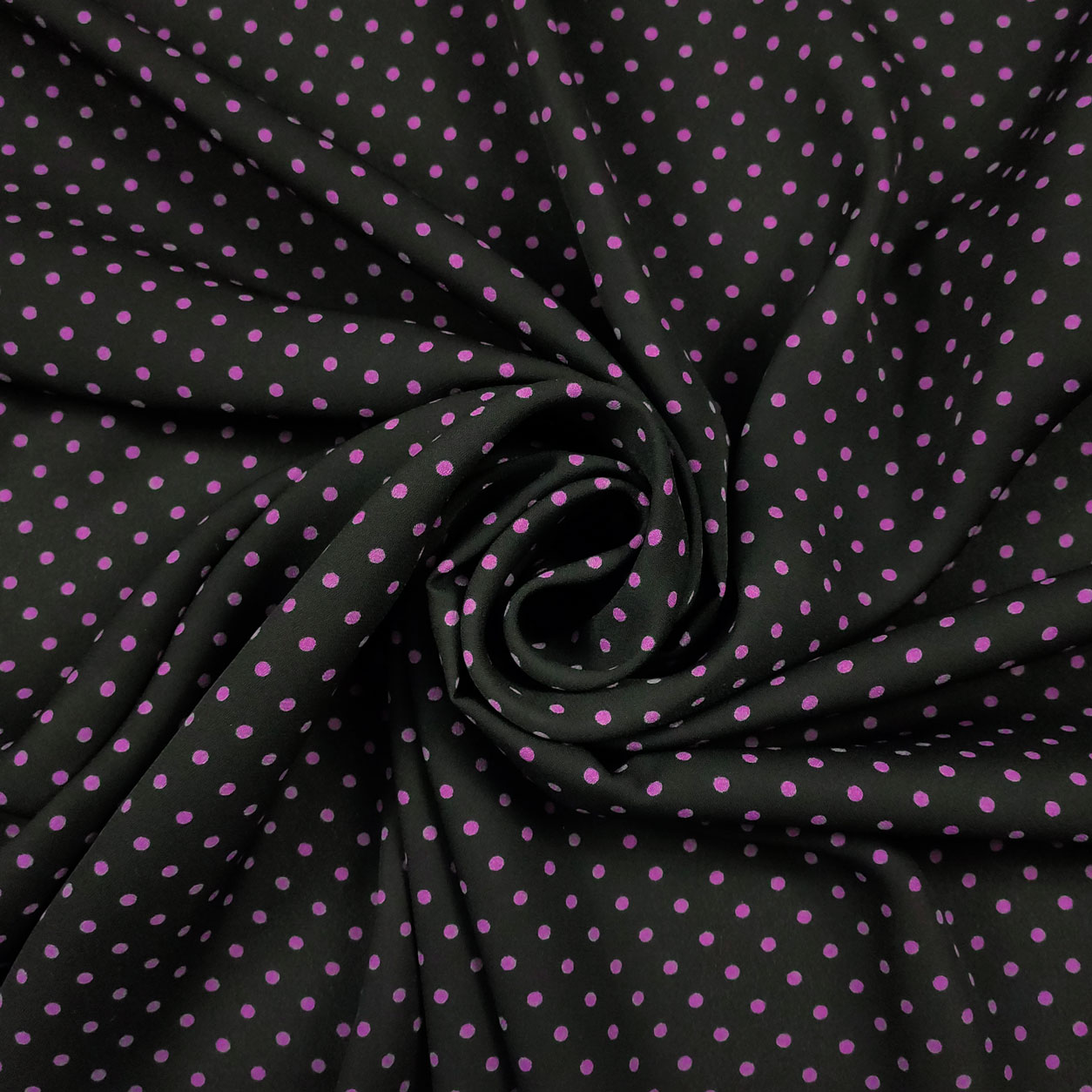 Orchid Polka Dot Crepe