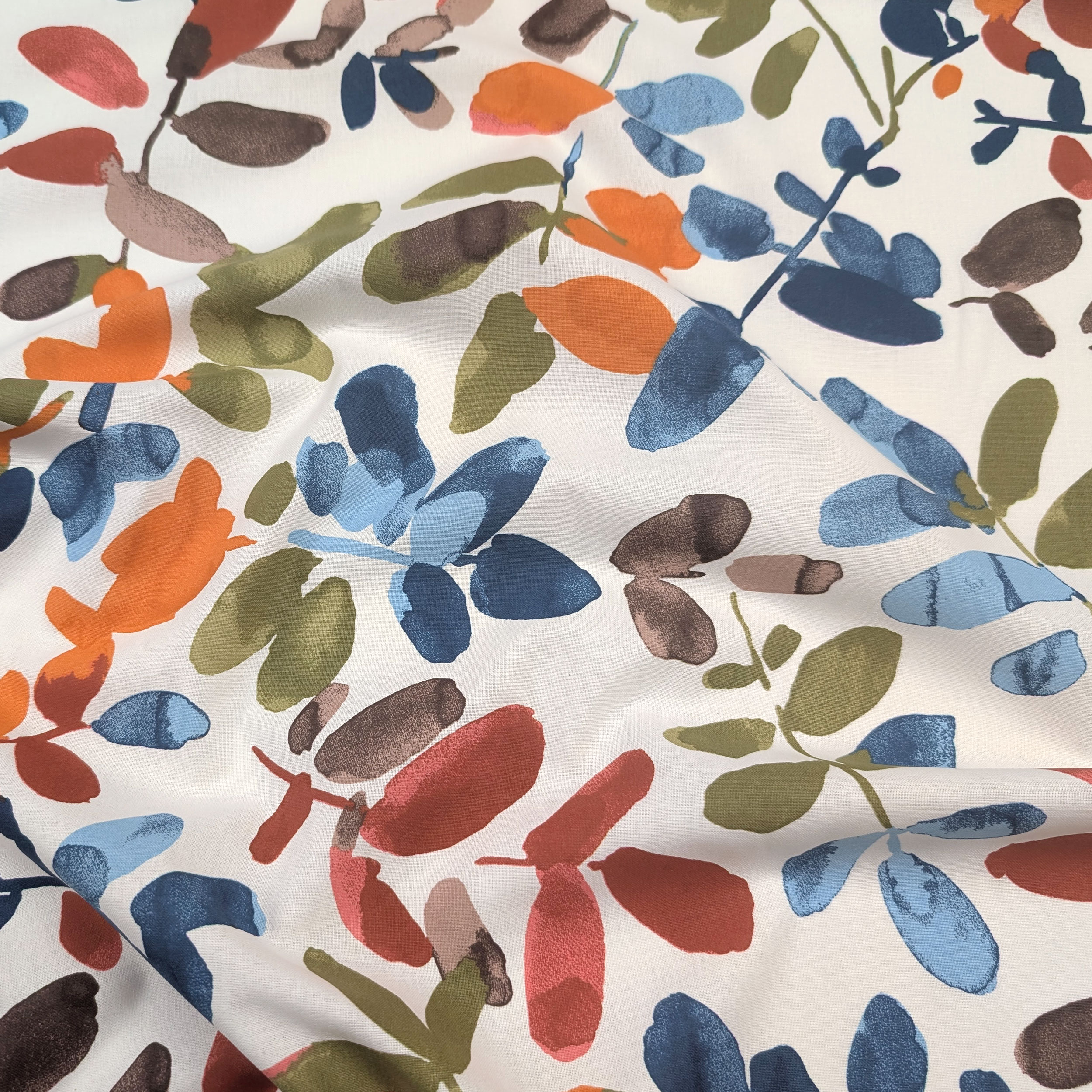 Watercolour Branches Cotton Image