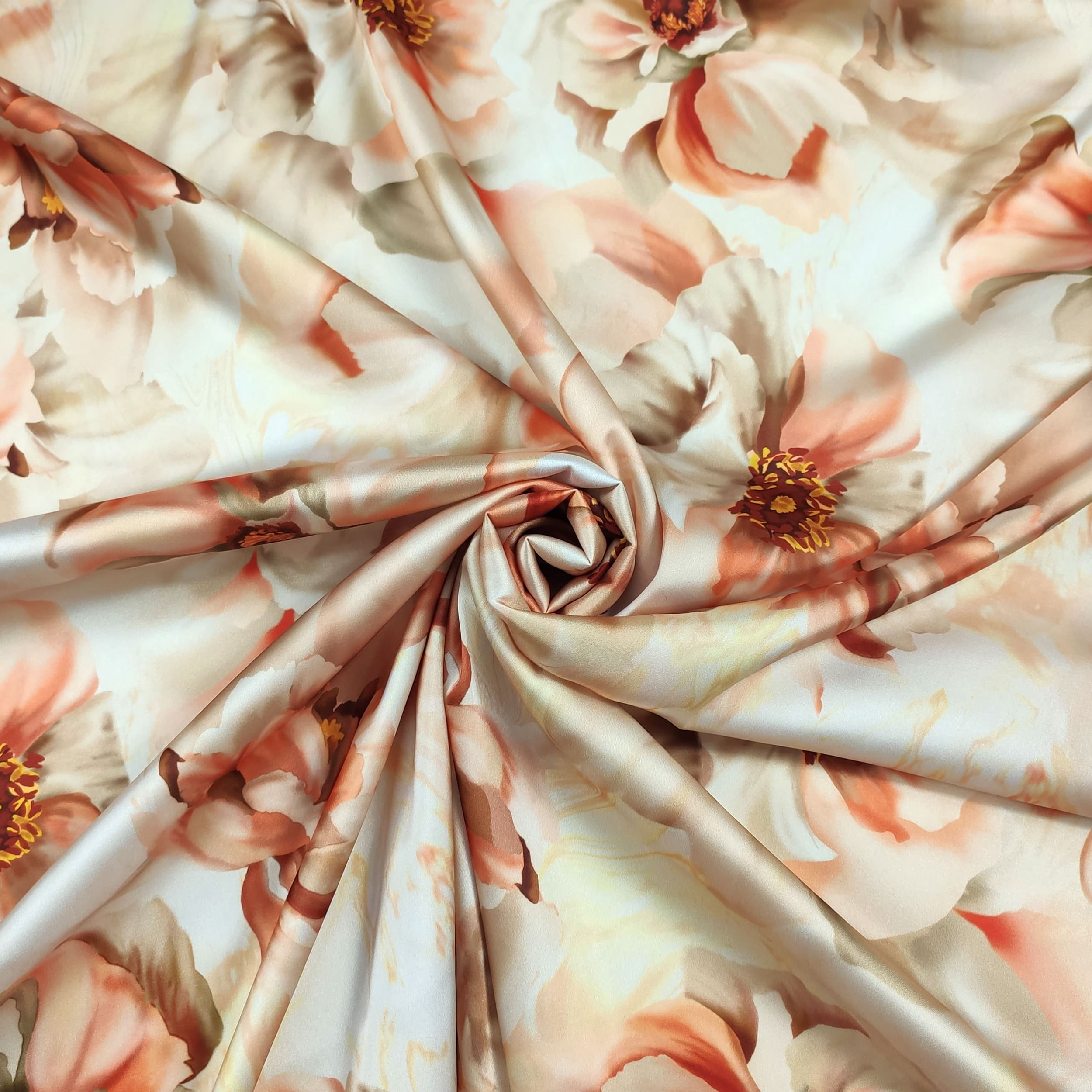 Elasticated Shave Set Fashion Flowers Peach