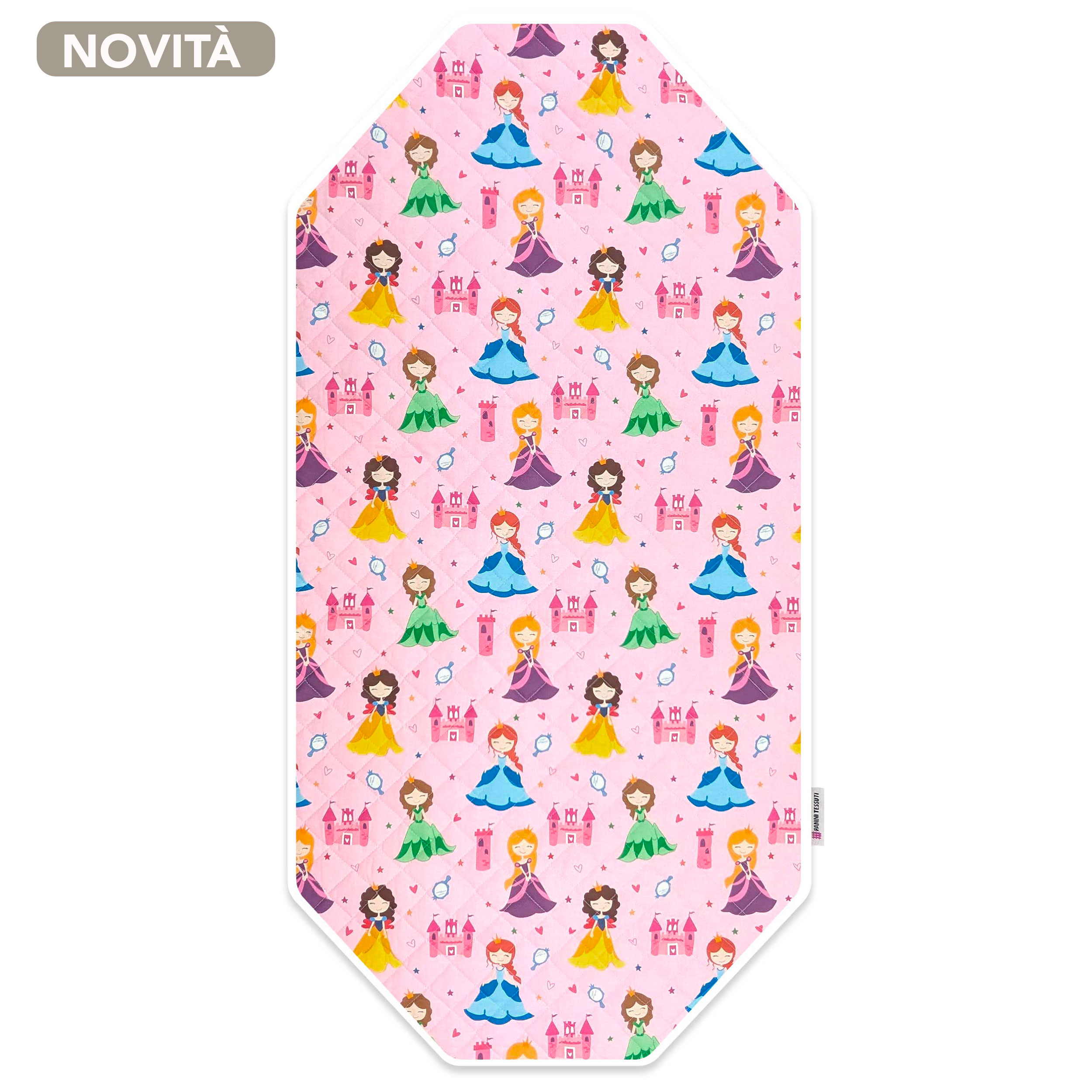 Cot Cover Princesses Pink Background Image
