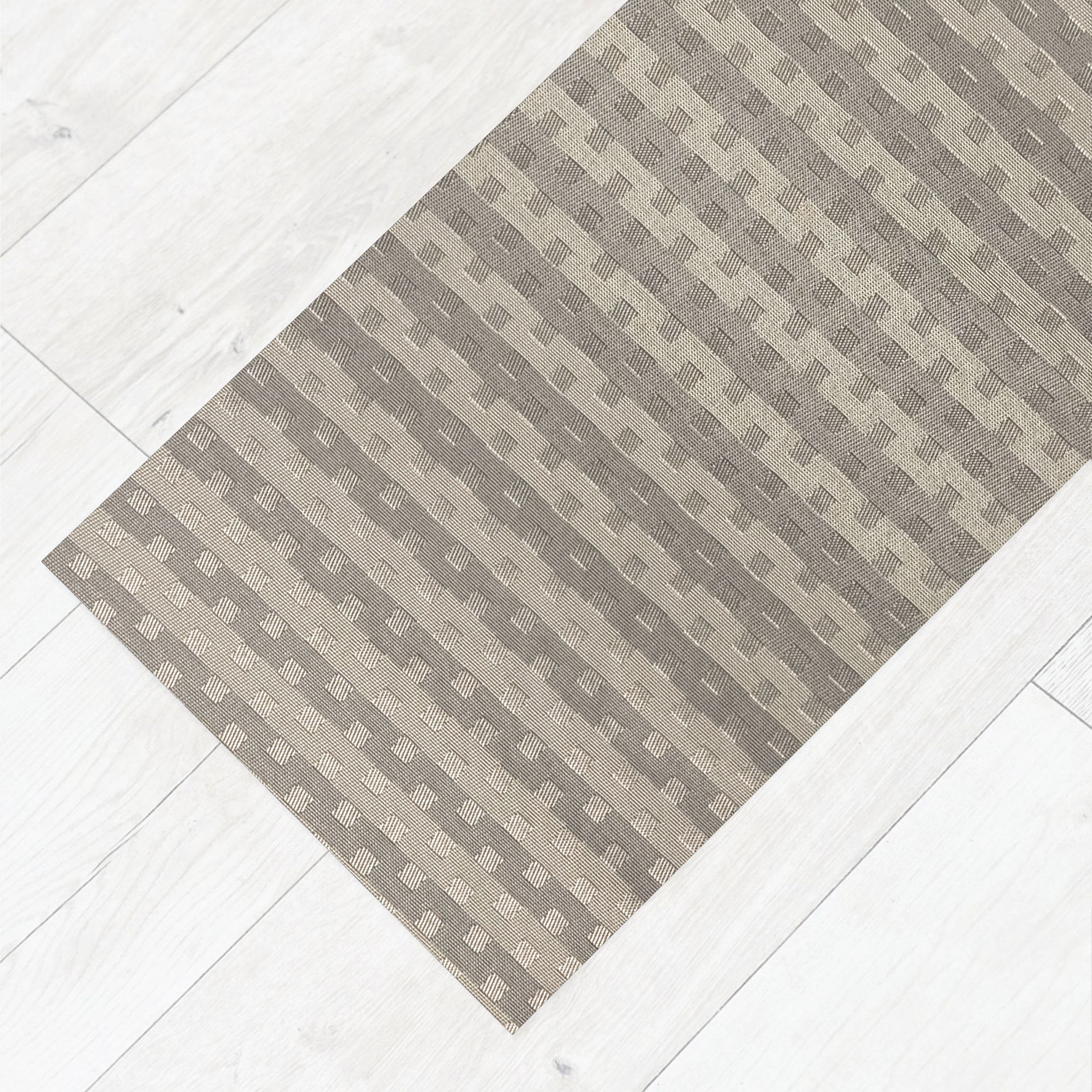 Modern Striped and Checked Kitchen Rugs Image