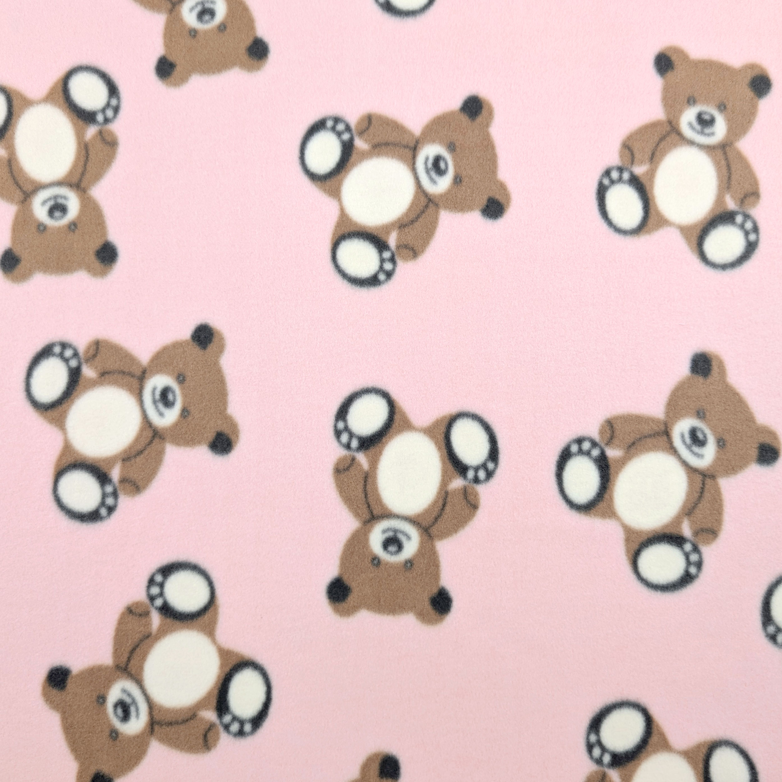 Fleece Bears Pink Background Image
