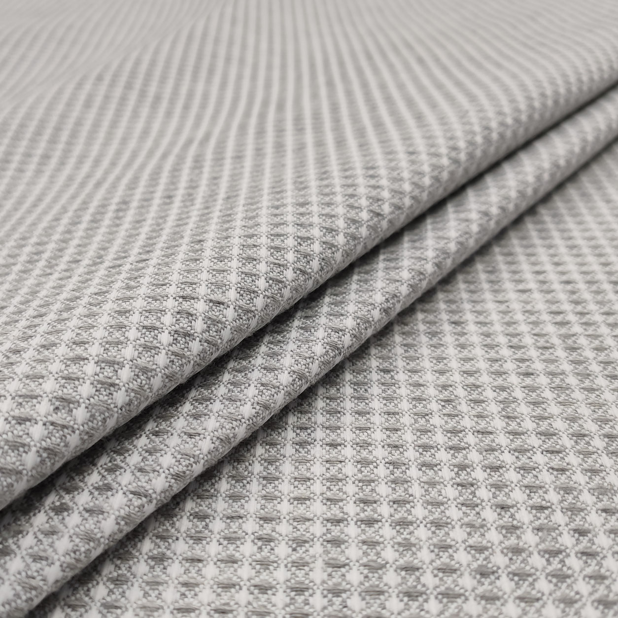 Jacquard-Möbelstoff Grau
