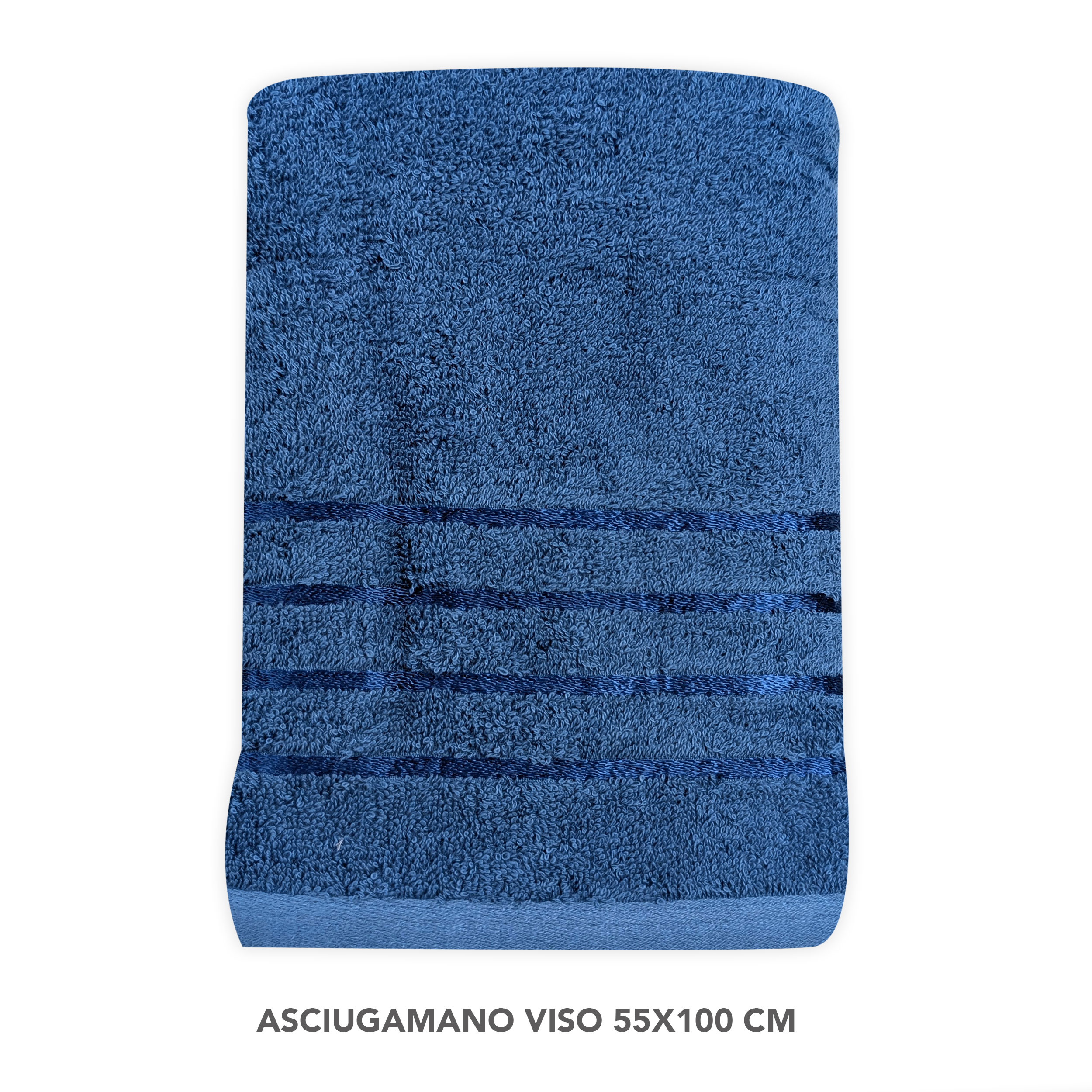 Blue Bath, Face and Guest Towel Set Image