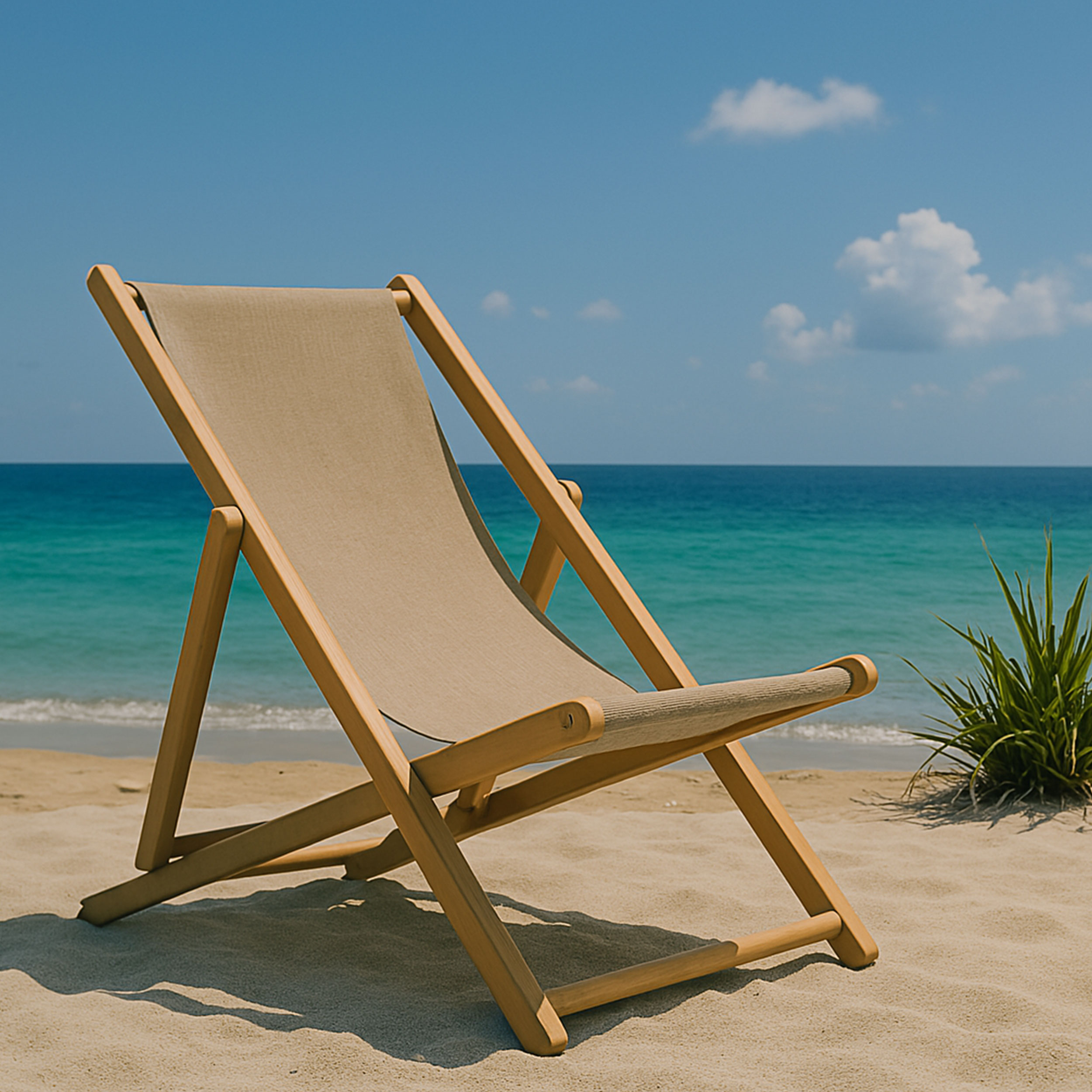 Deckchair Unicolour Canvas  Image