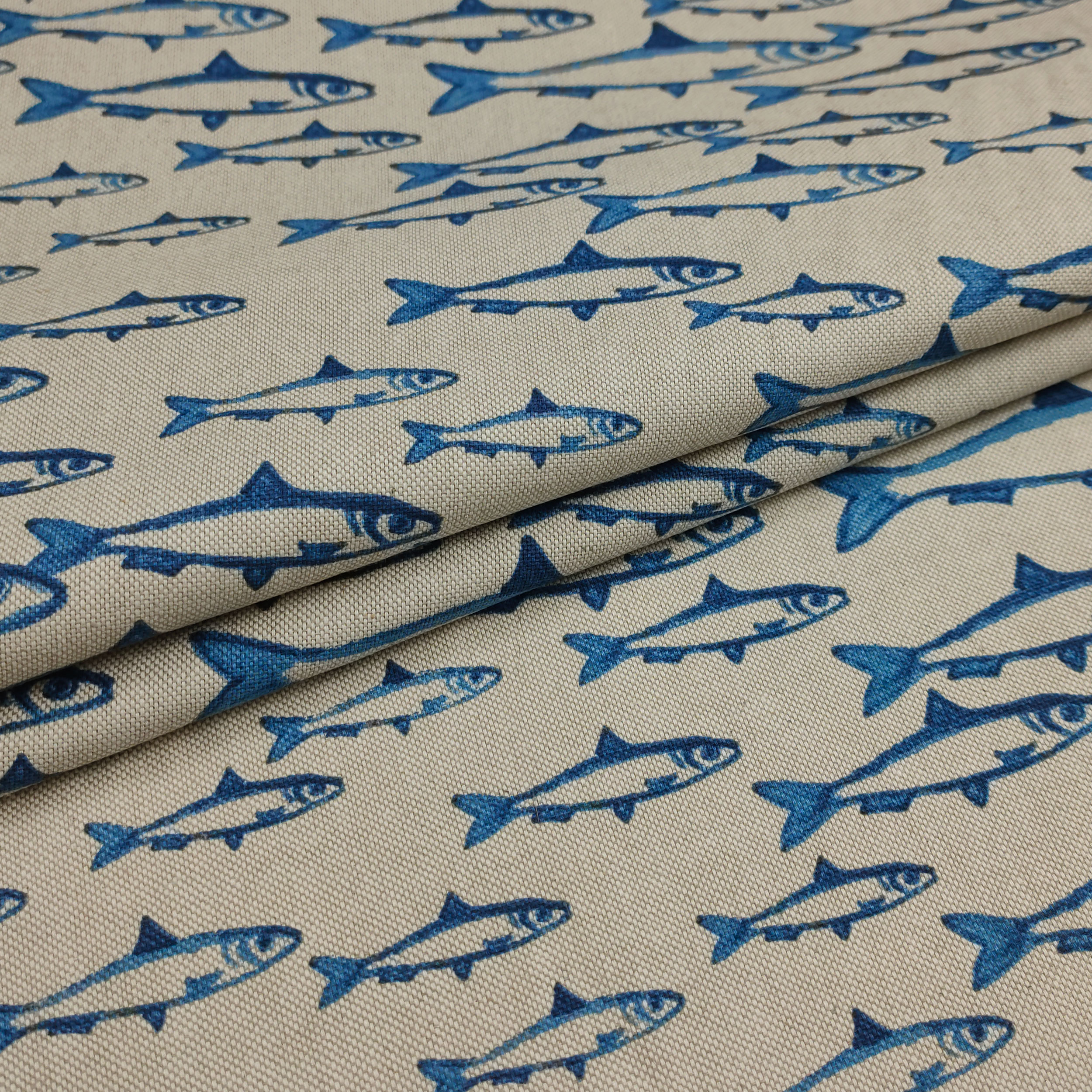 Half Panama - Hand Drawn Fishes