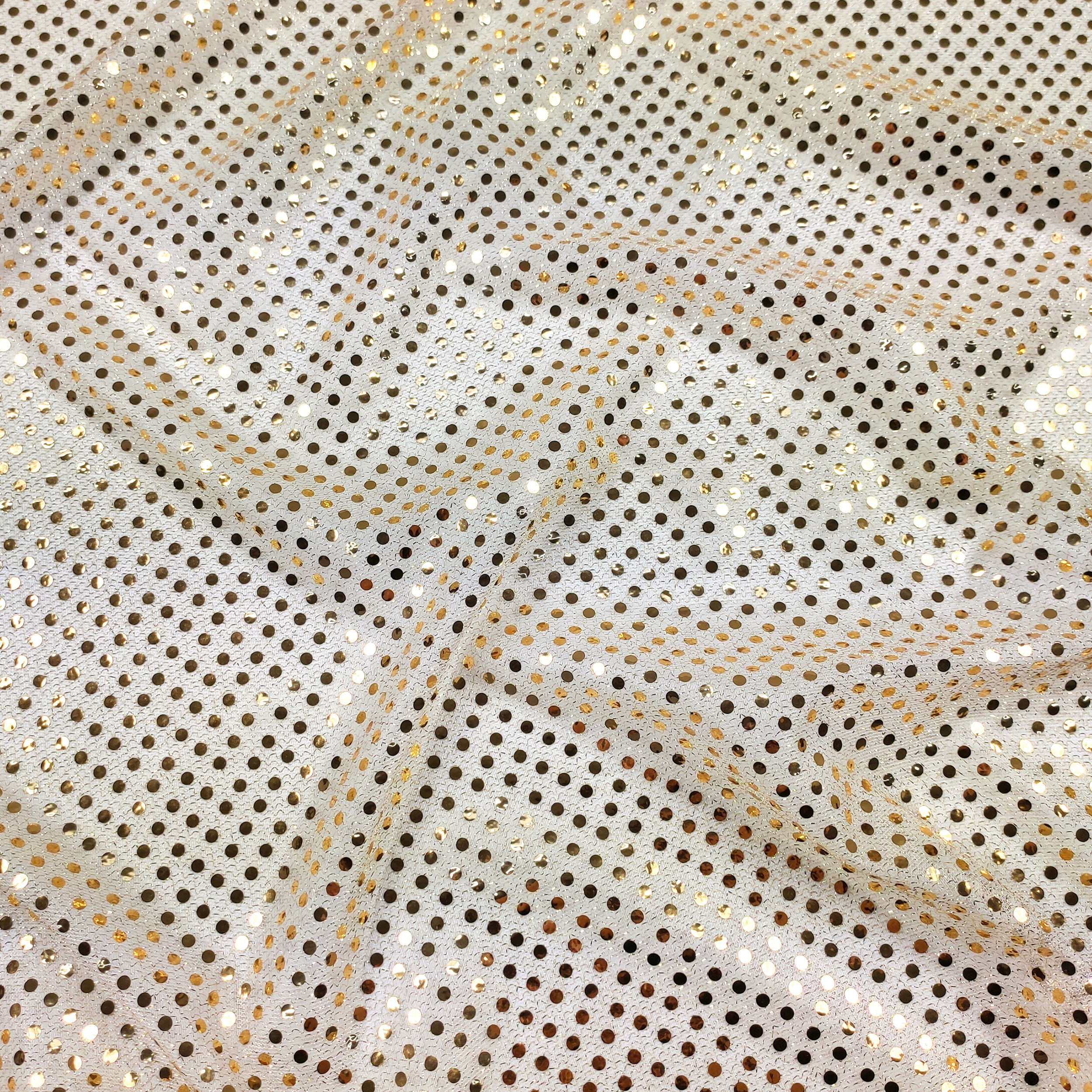 Fond blanc doré - D207