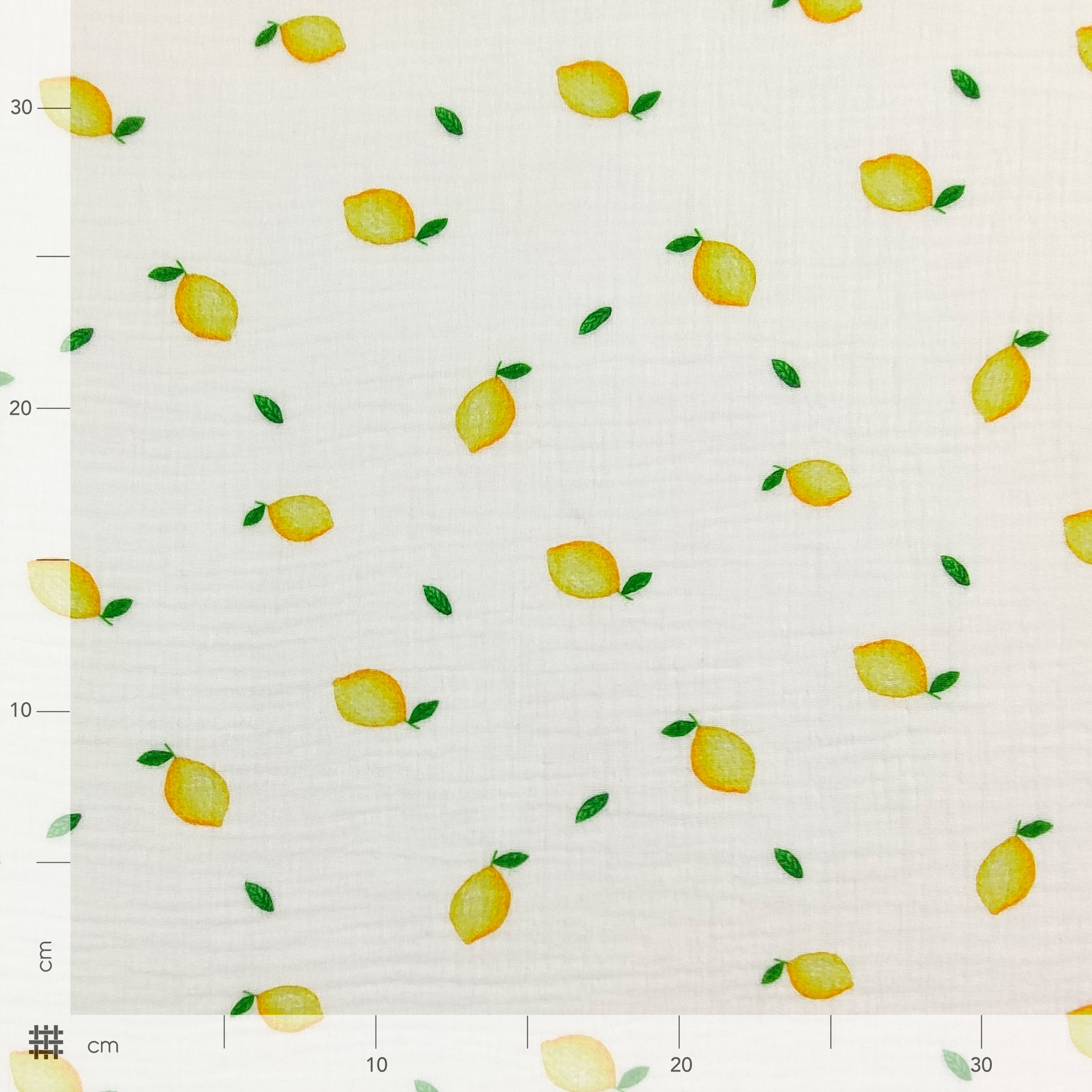 Cotton Muslin Lemons Image