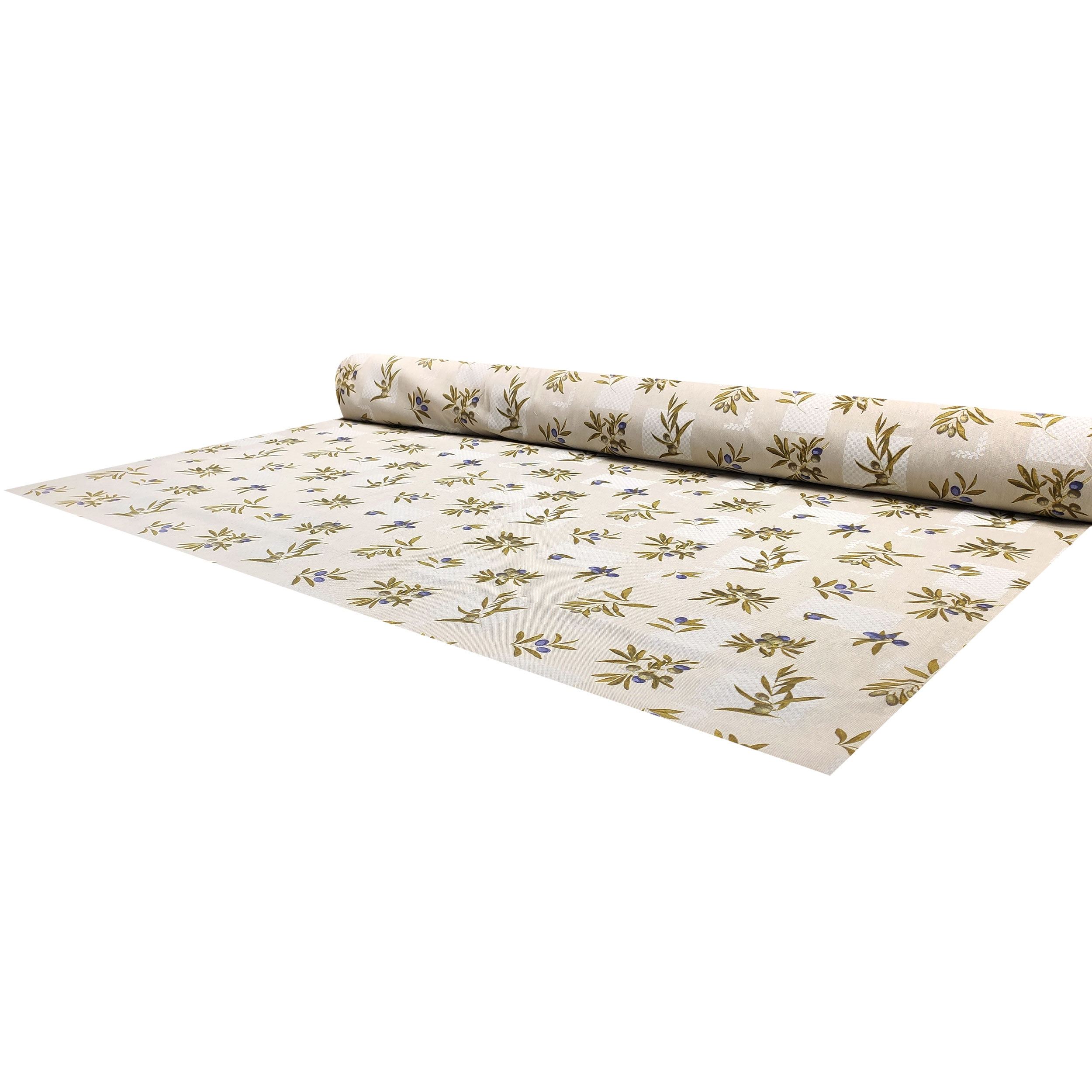 Mixed Cotton Olive fabric