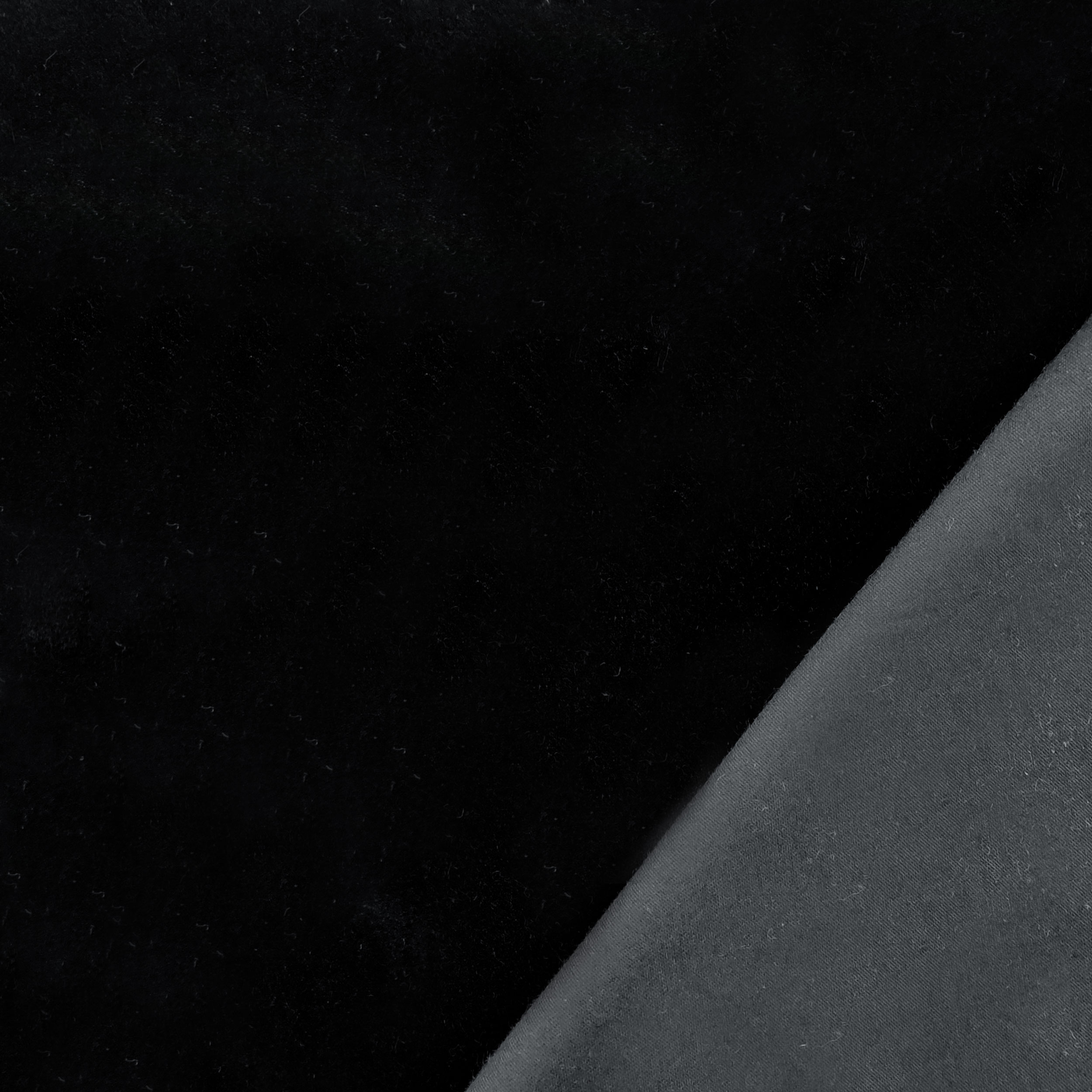 Cotton Velvet Fashion Black Image