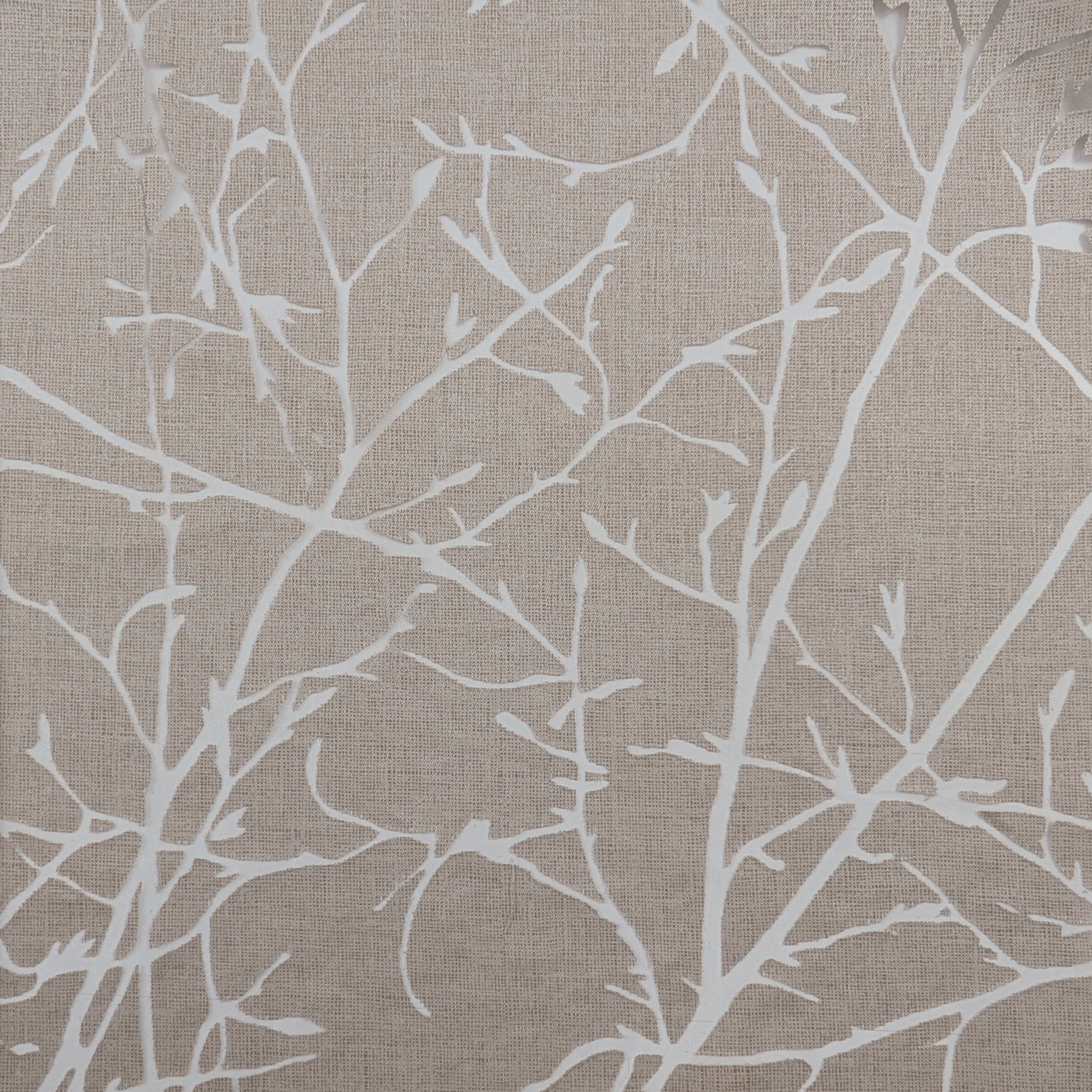 Curtain Fabric Rami Devorè Dove Grey Image