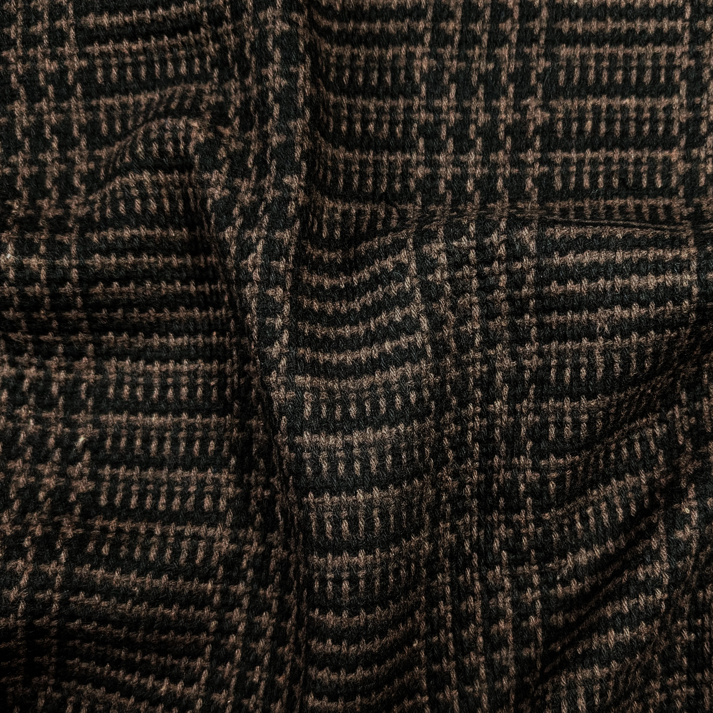 Pure Cotton Black Tweed Brown Braids Image