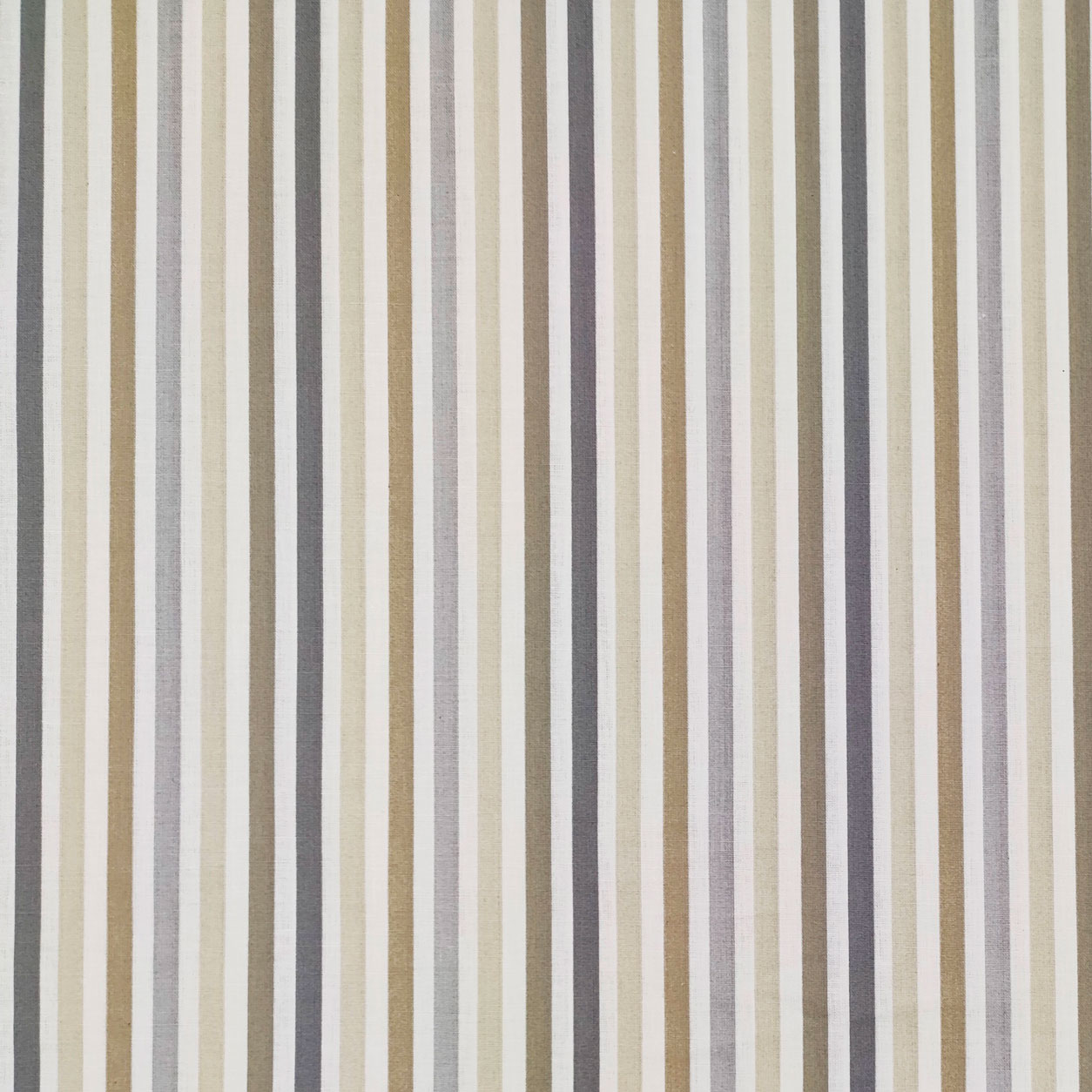 Tissu de coton rayé beige Image