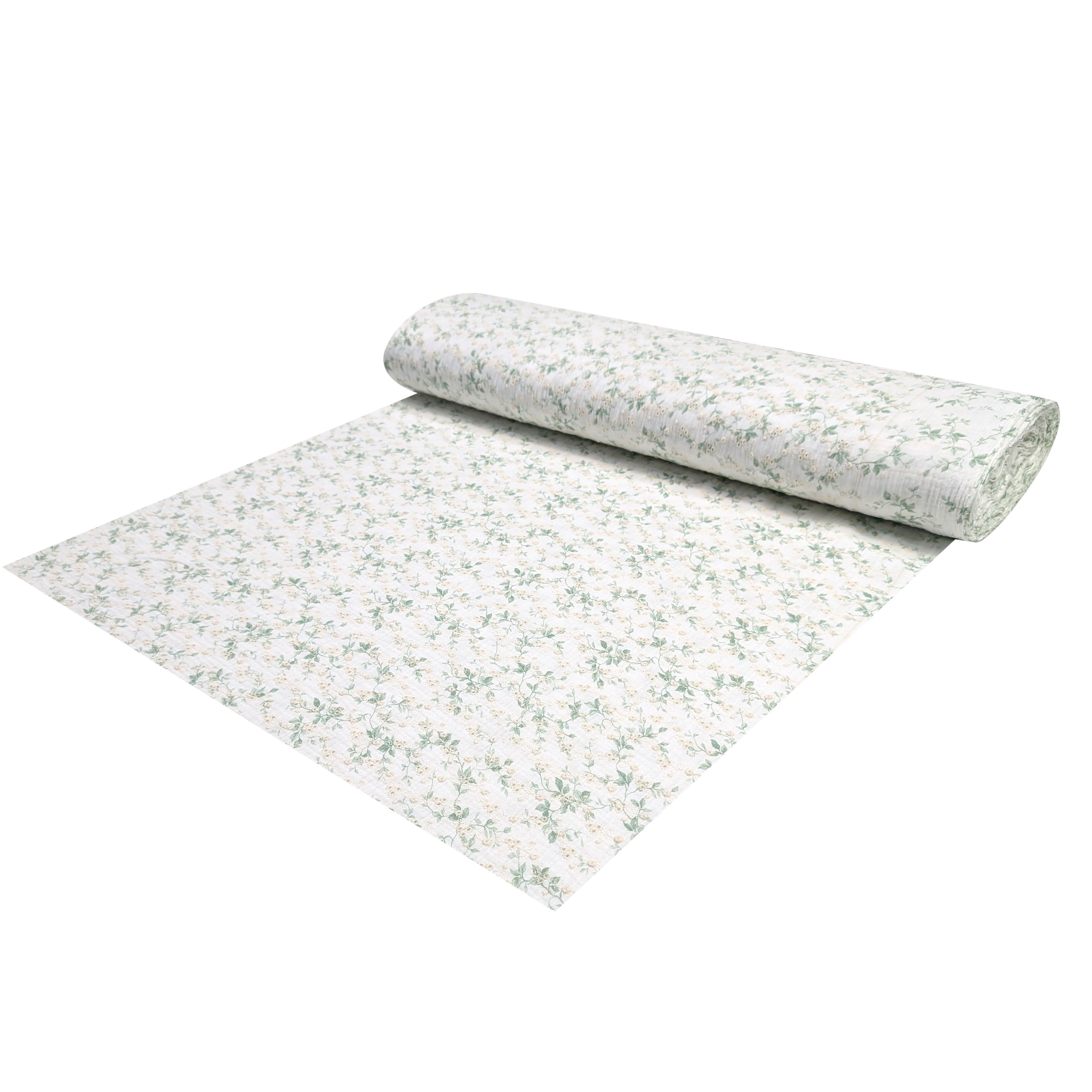Muslin with Embroidered Flowers Image