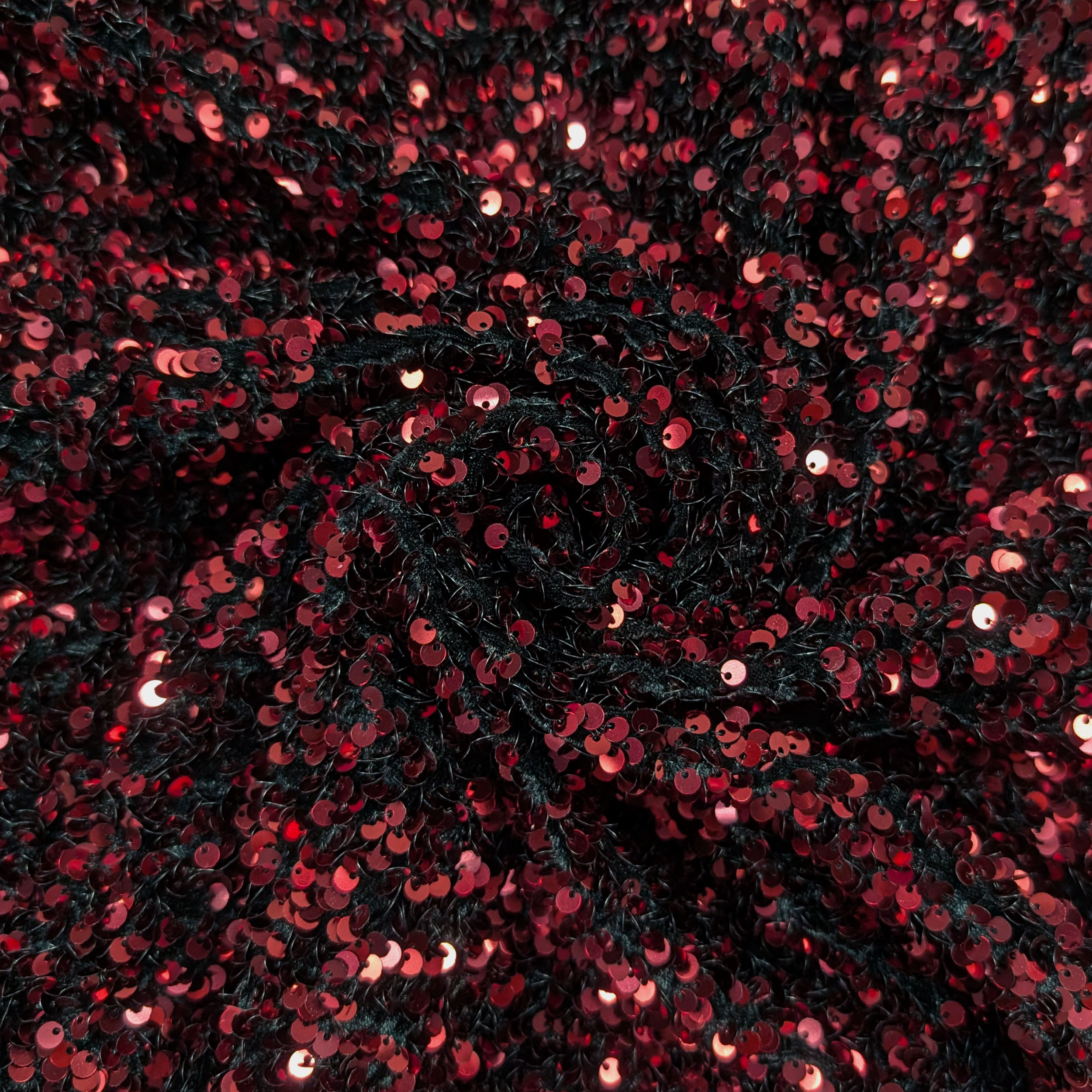 Dressmaking Sequins on Velvet Image