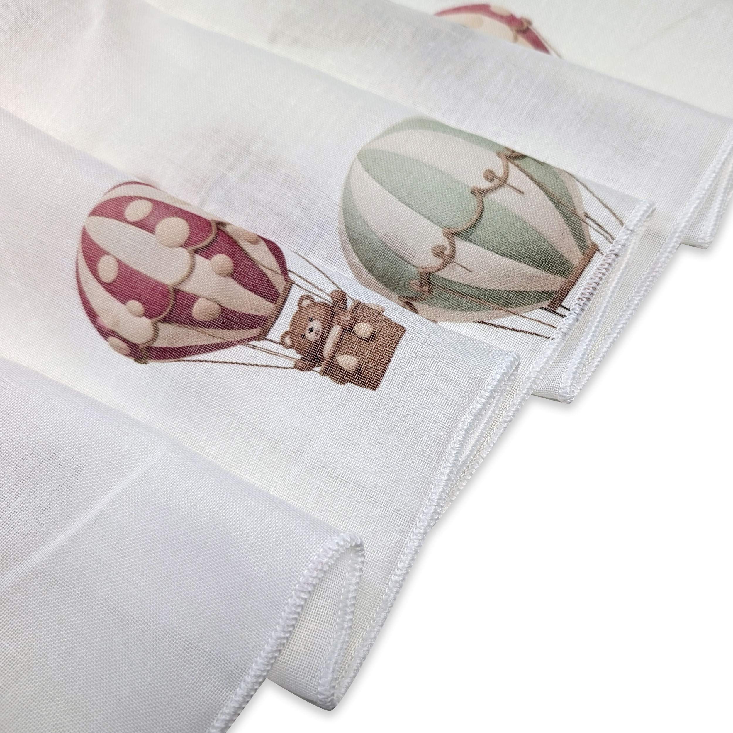 Tent Fabric Balloons and Bears Image
