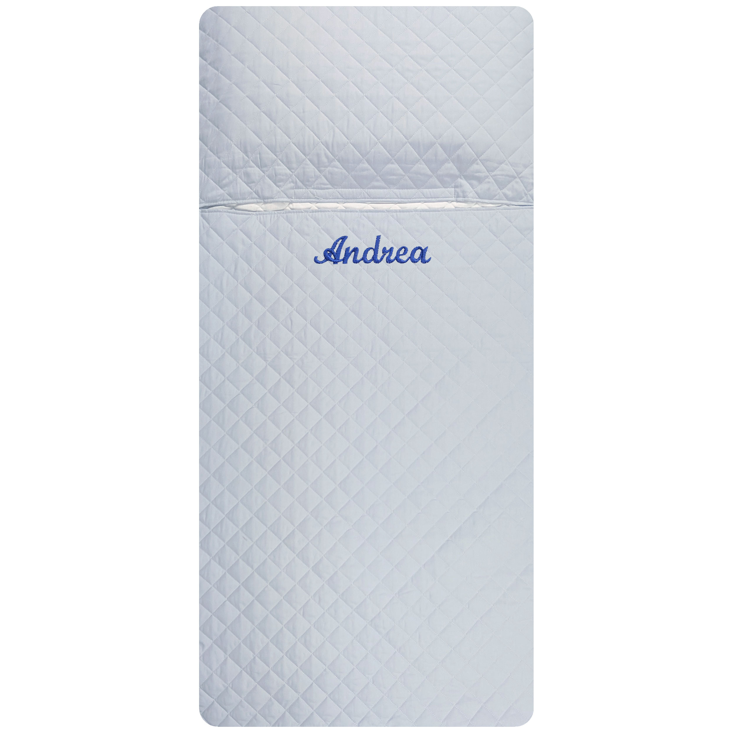 Sky Blue Solid Colour Sleeping Bag Image
