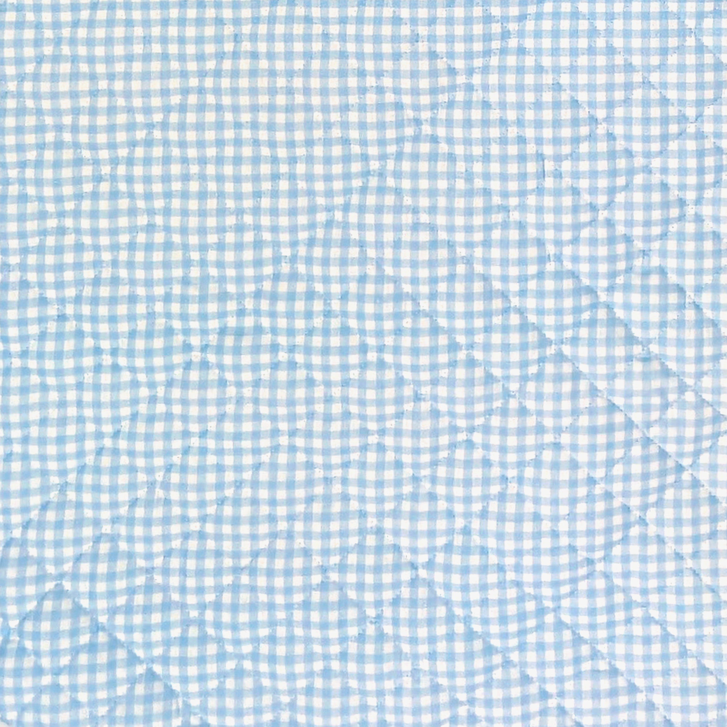 Shaped Sleeping Bag for Brandine Squares Light Blue