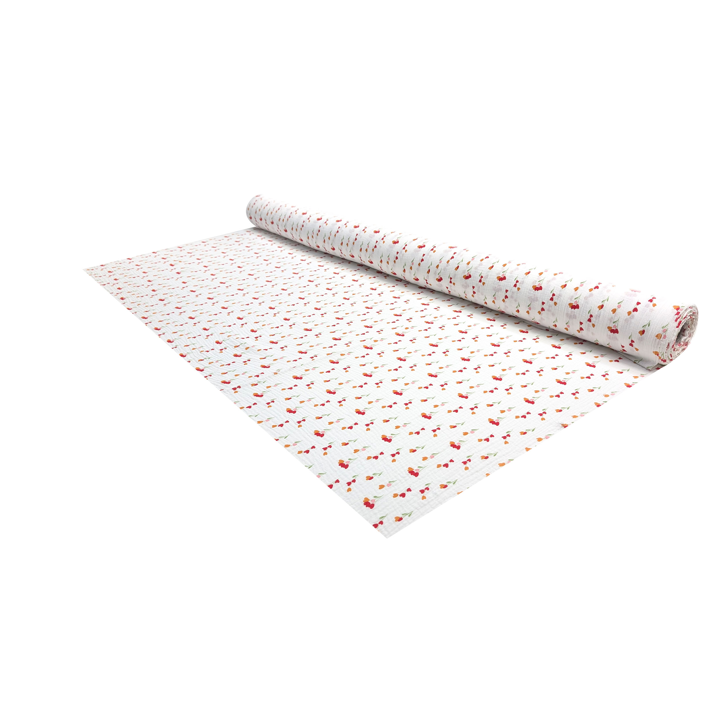 Double Gauze Cotton Muslin Tulips Image