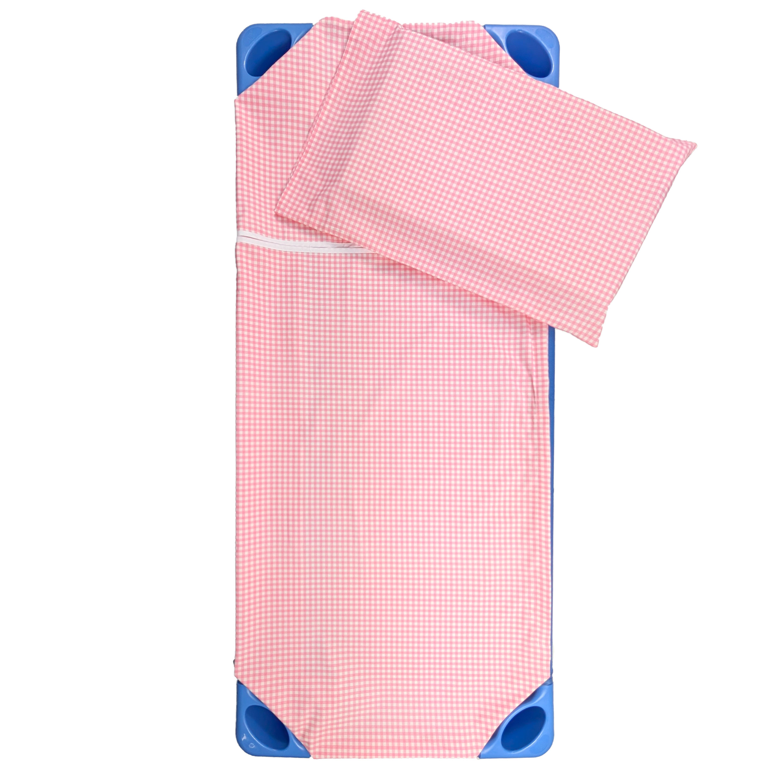 Saco de Dormir de Verano en Forma de Cuadrados Brandy Rosa Image