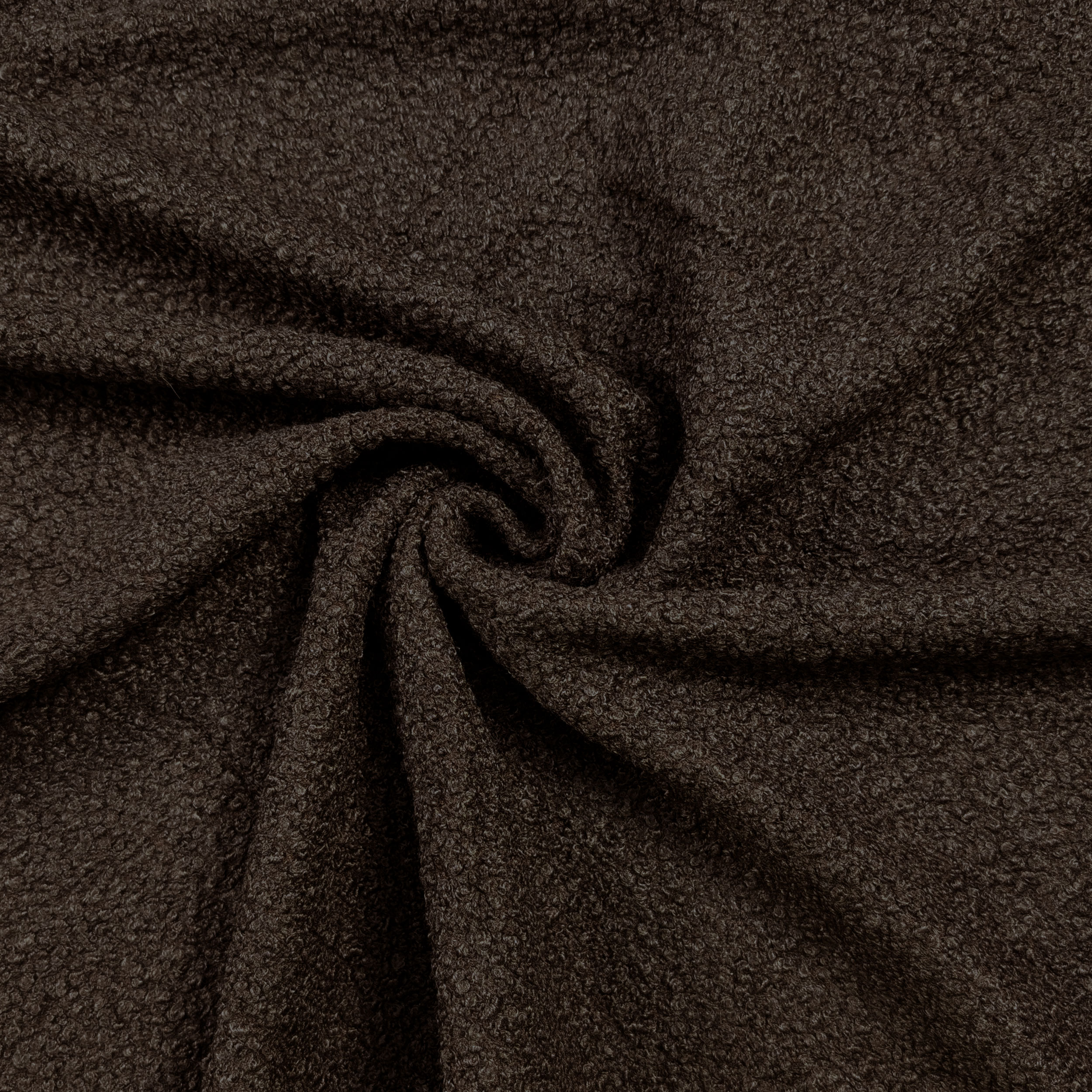 Brown Dyed Bouclè Coat Image