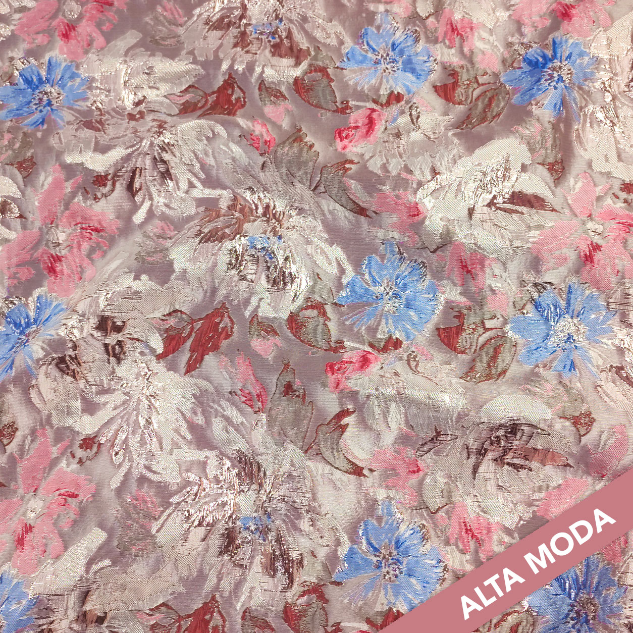 Antique Pink High Fashion Brocade Image