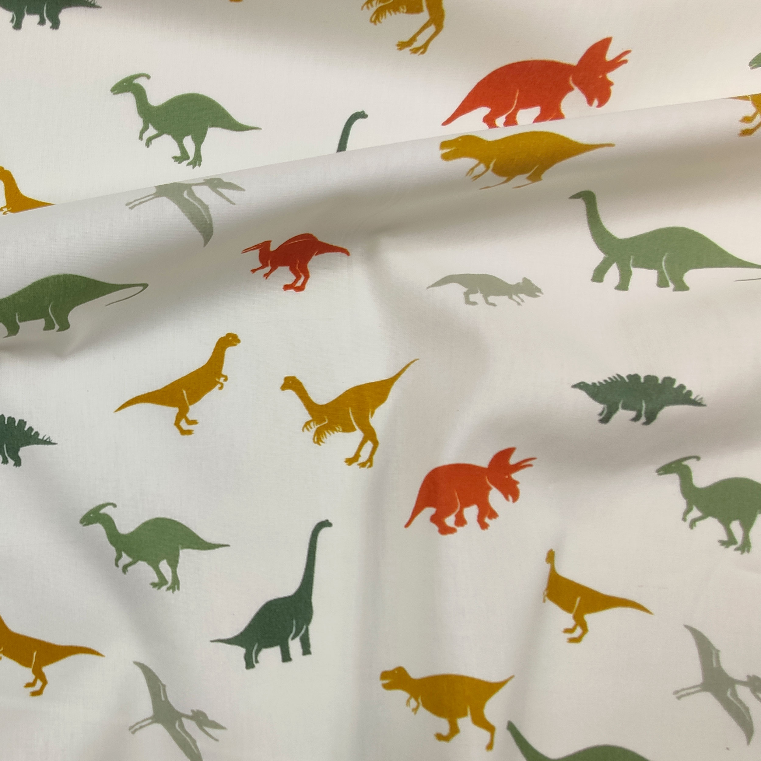 Popeline de coton Fantaisie Dinosaure