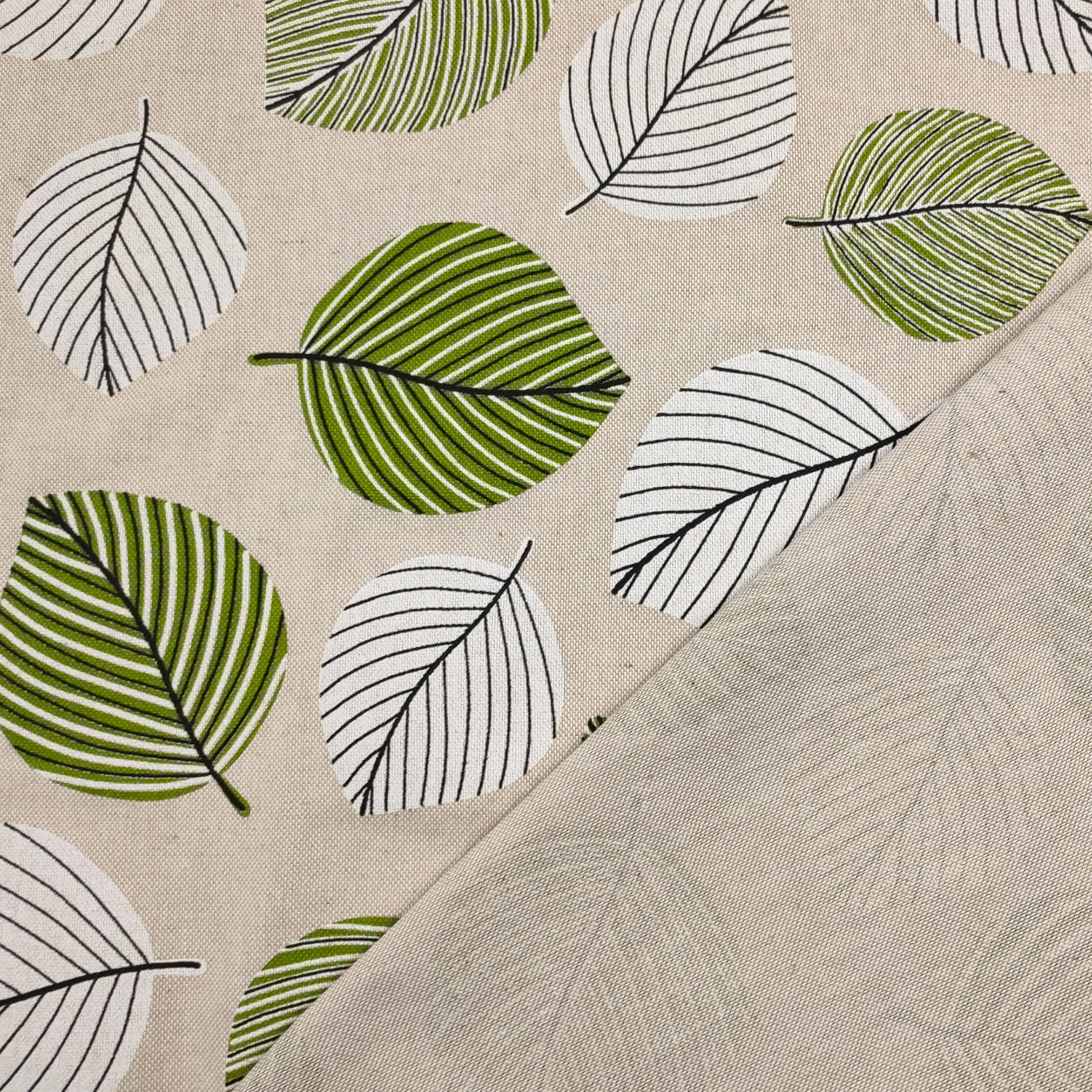 Panama Green and White Leaves