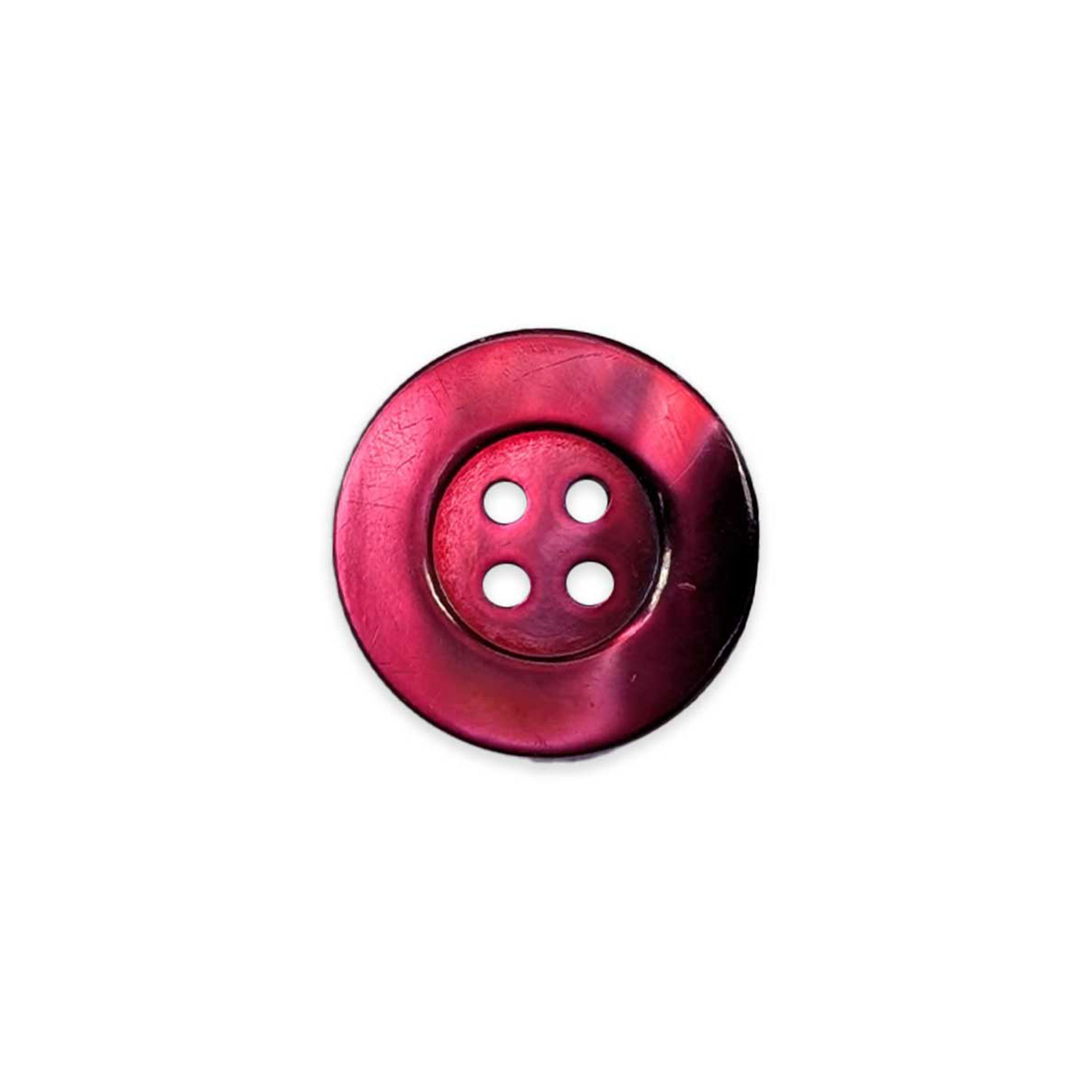 Mother-of-pearl button 4 holes Magenta Lin 32 Image