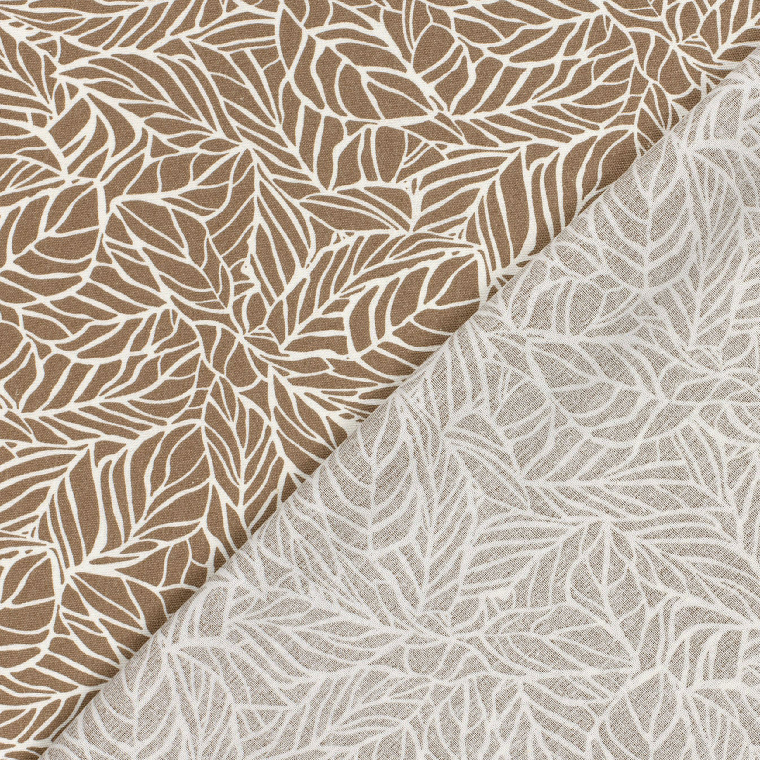 Mezcla de hojas de lino Fondo Beige