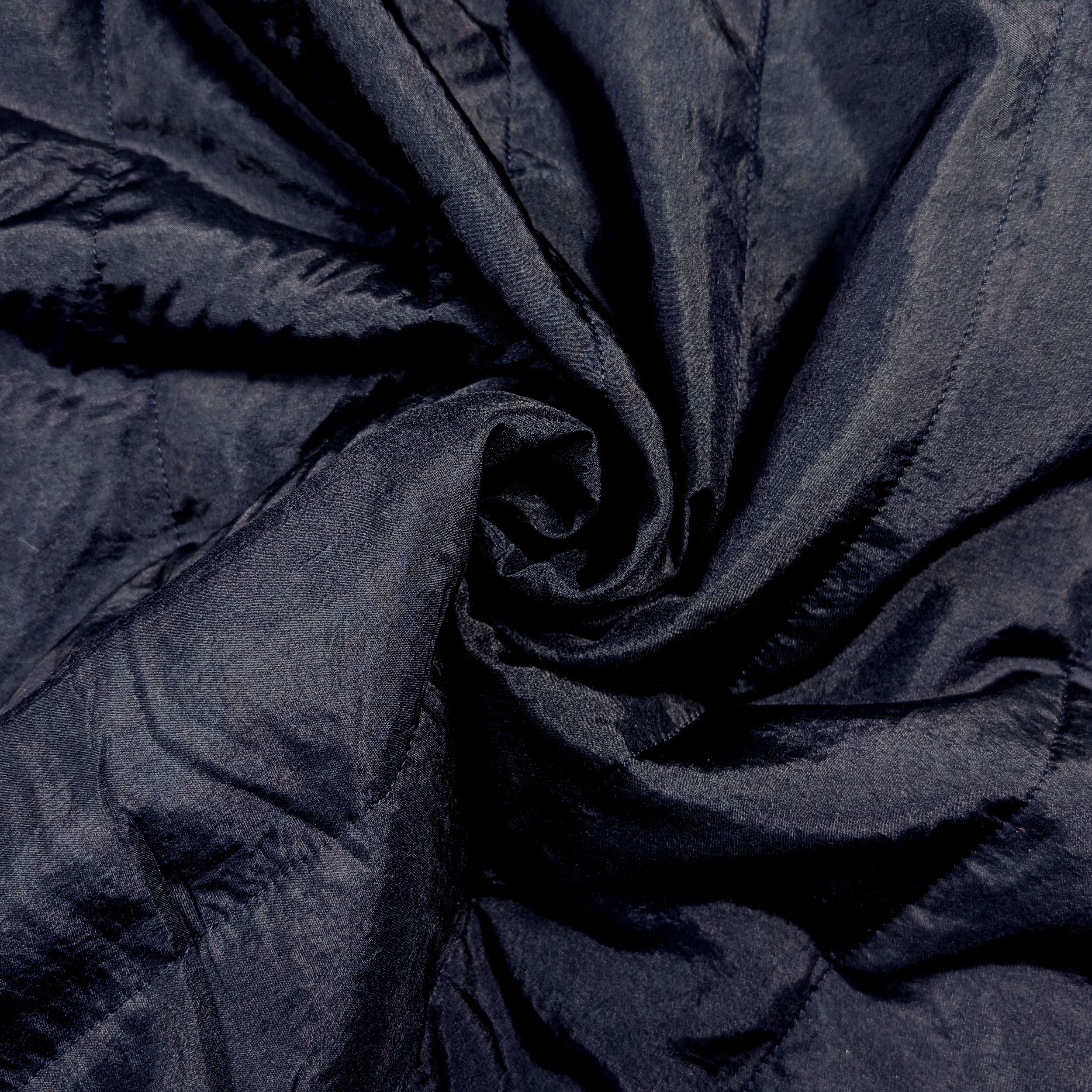 Dark Blue Quilted with Black TNT Backing Image