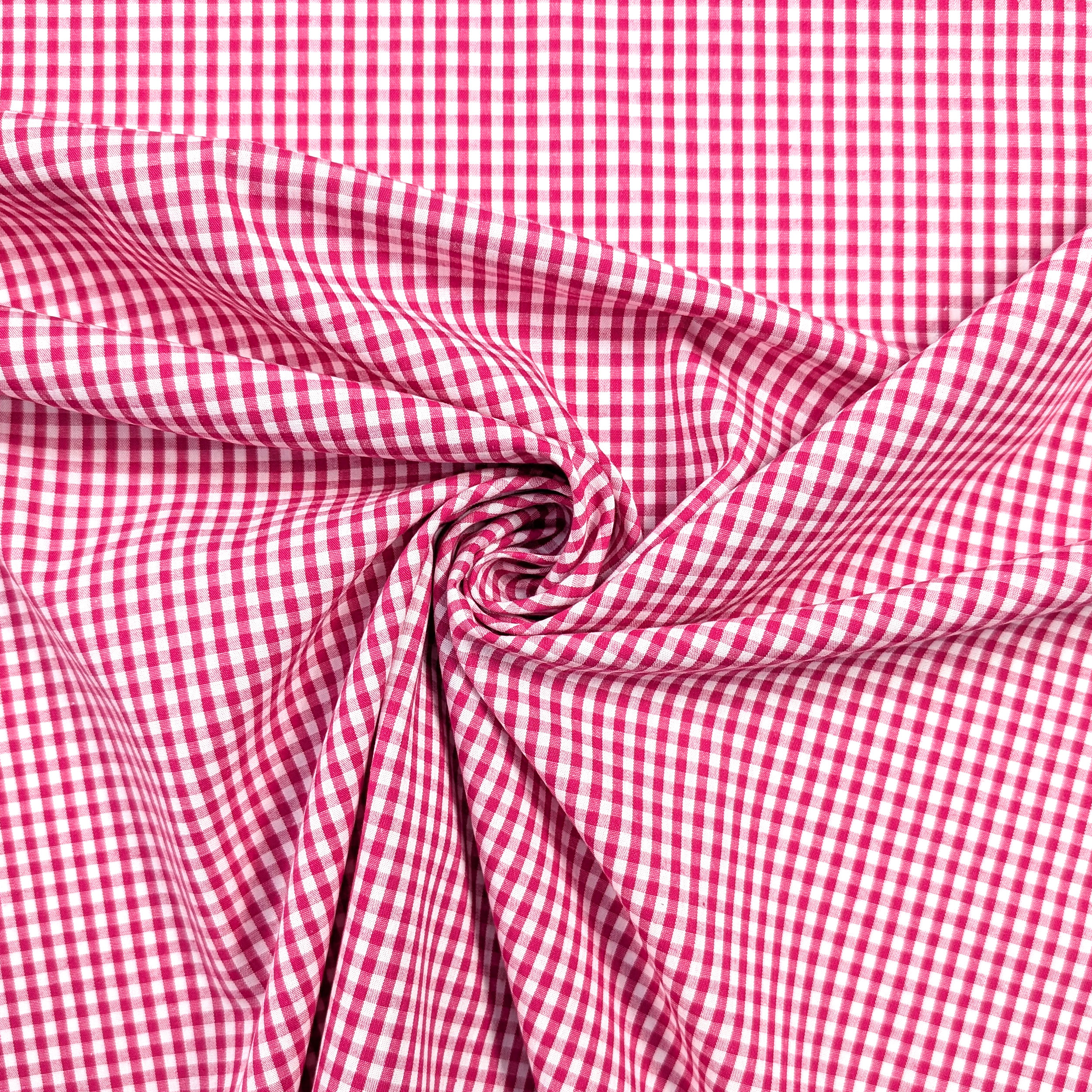 Quadrettini Fuxia Shirting Cotton Image