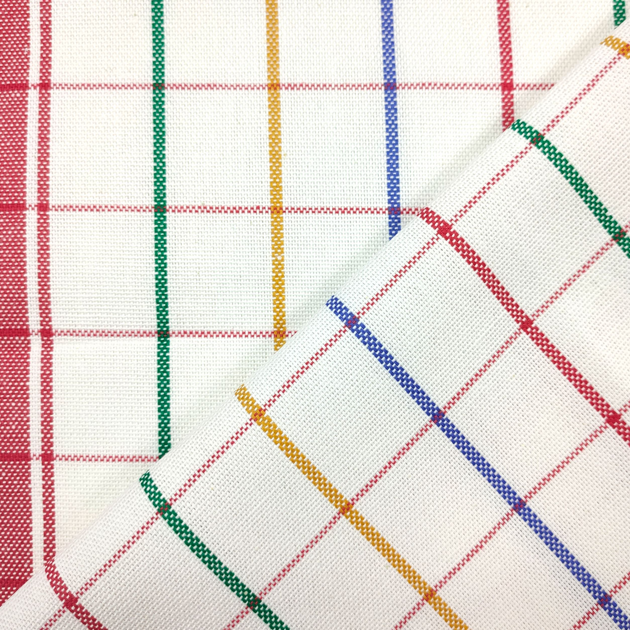 Cotton Double Edge Red Stripes Kitchen Towel