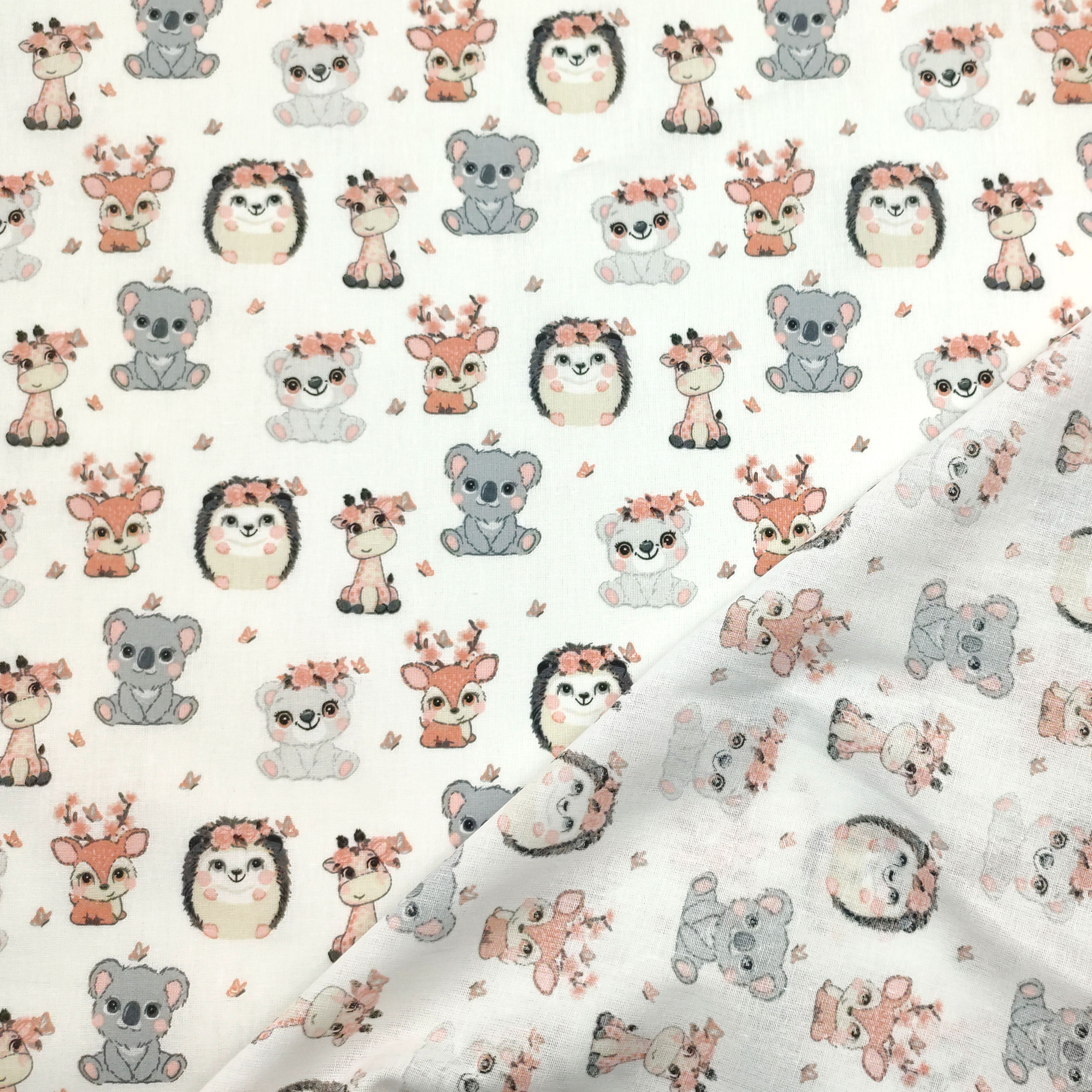 Tissu en coton Sweet Animal