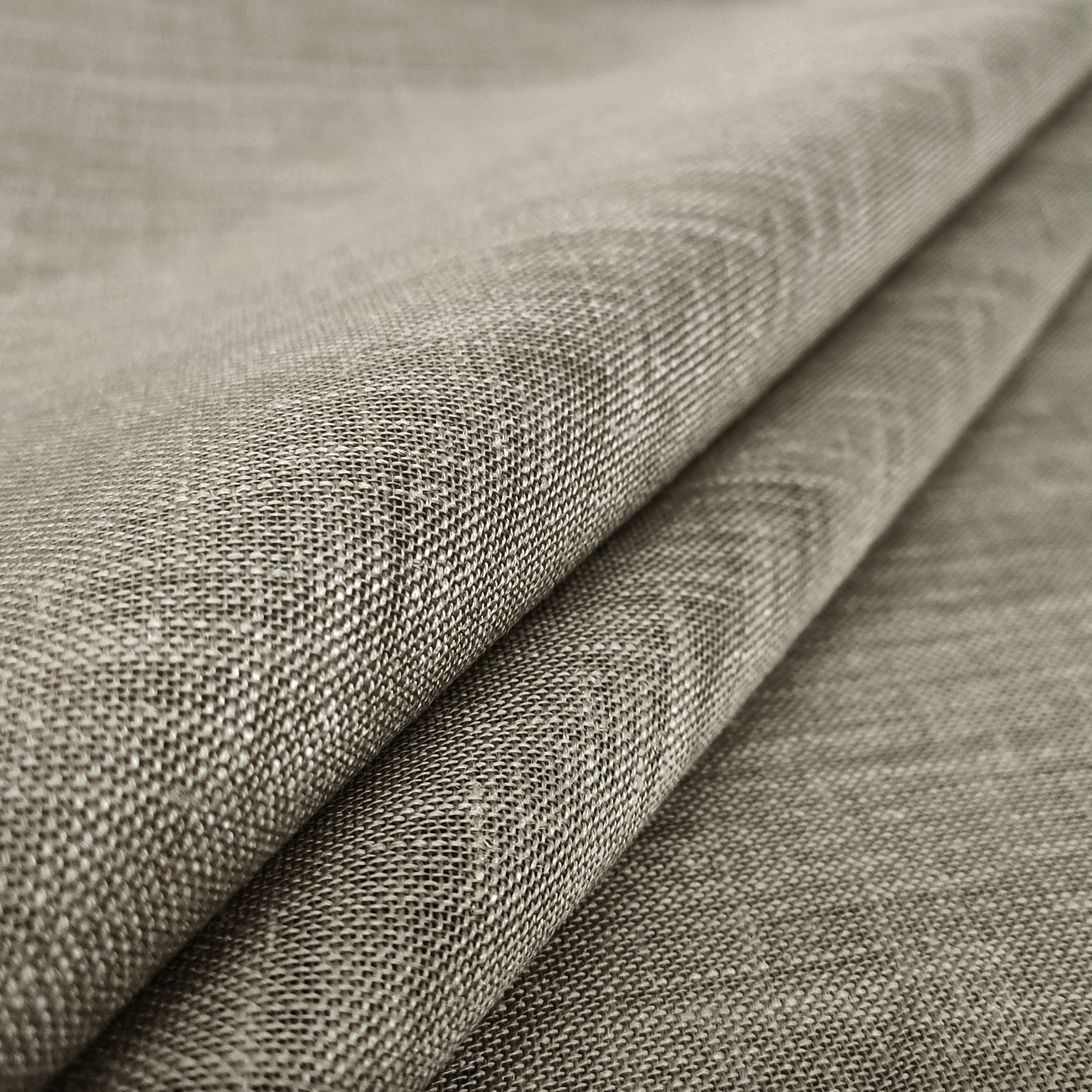 Linen Blend Curtain Fabric Image
