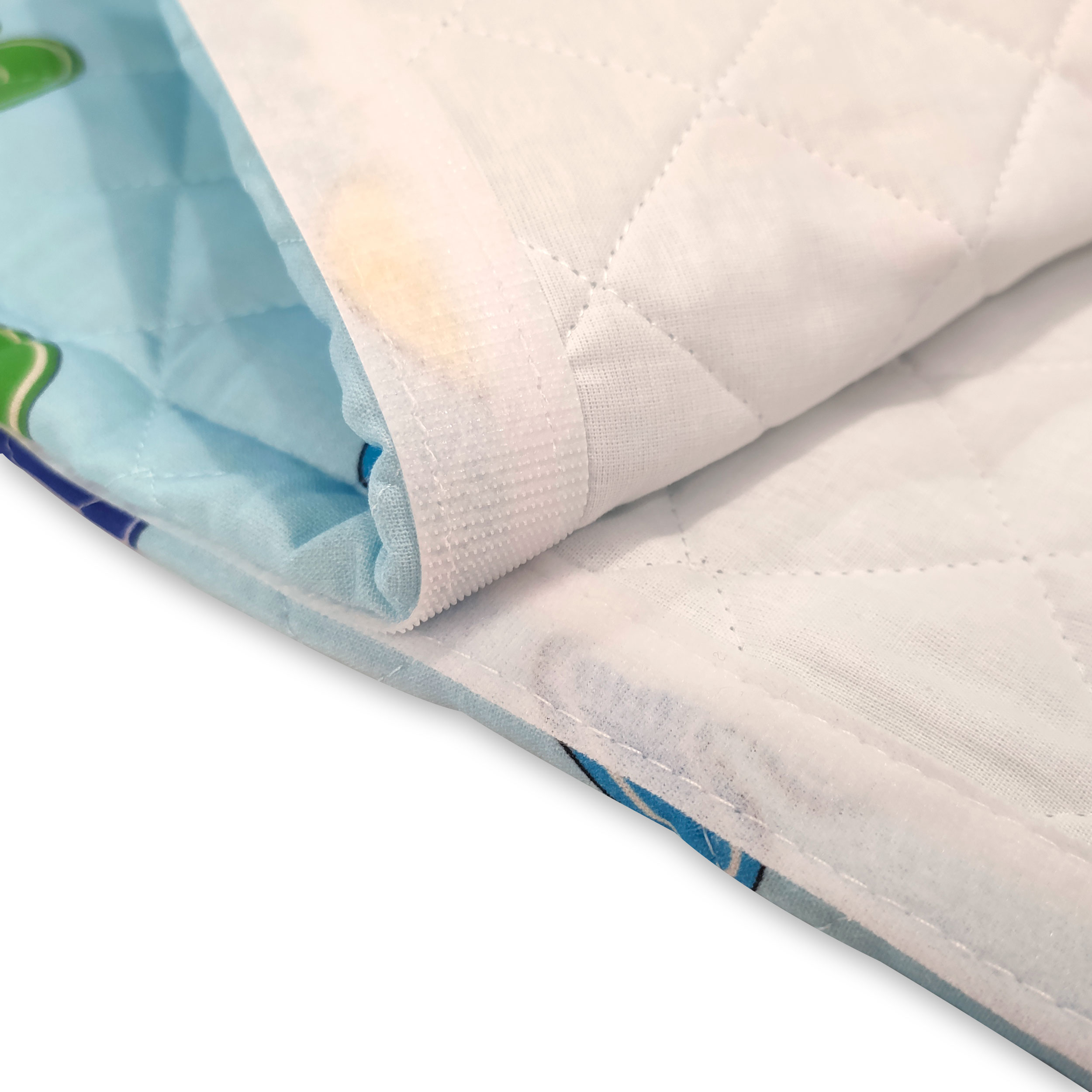 Alphabet Sac de couchage Fond bleu clair