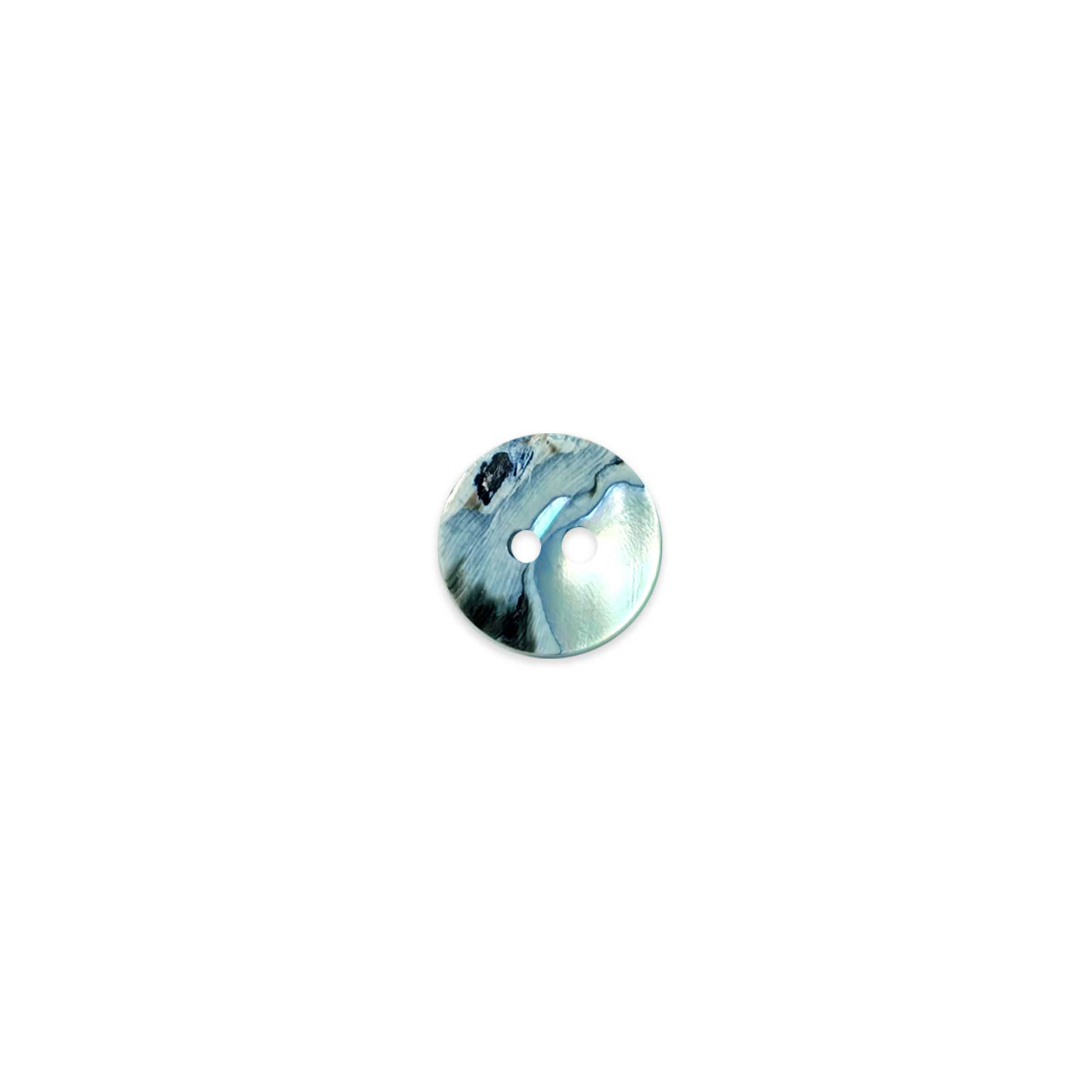 Mother-of-pearl button 2 holes Mint Lin 24 Image