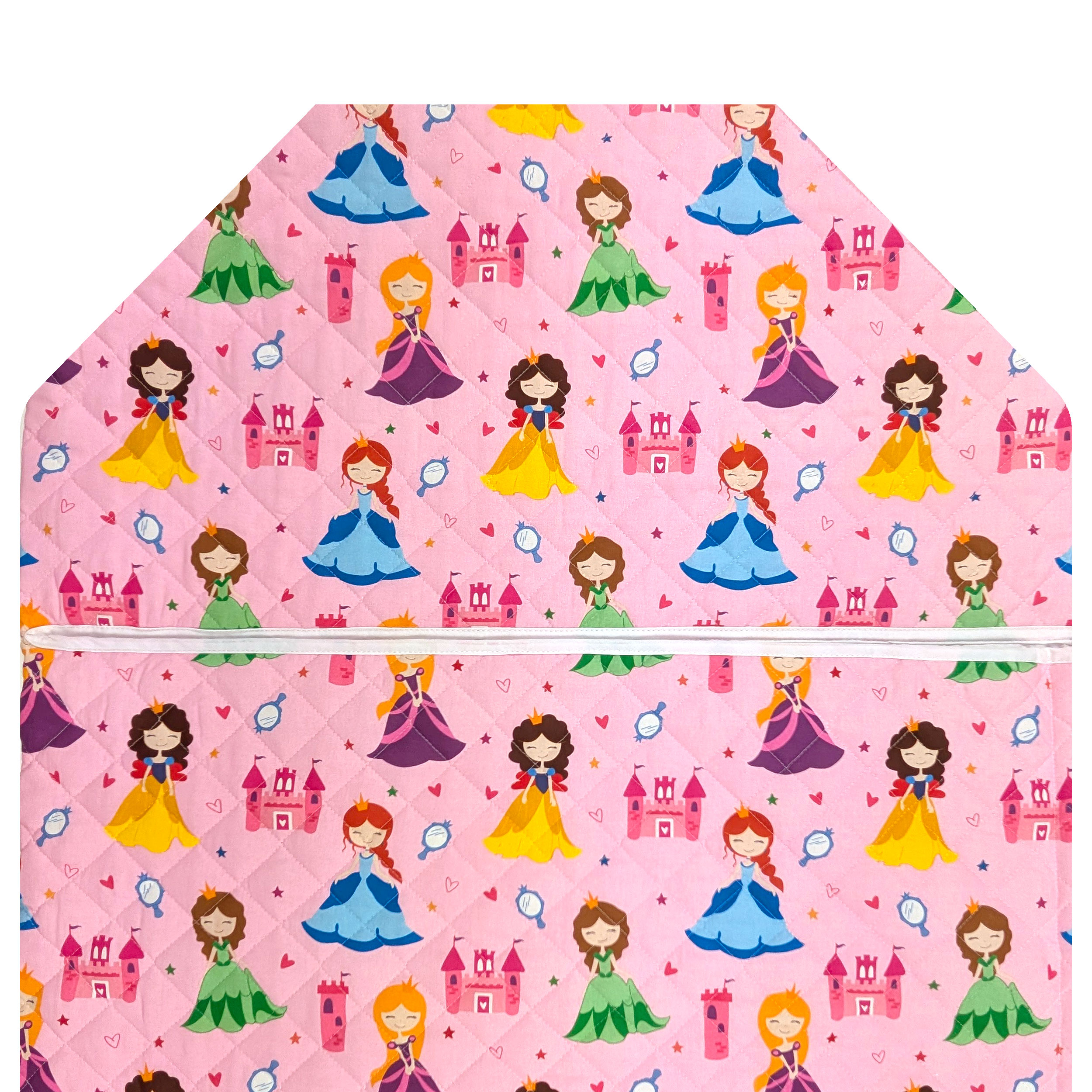 Shaped Sleeping Bag for Brandy Princesses Pink Background Image