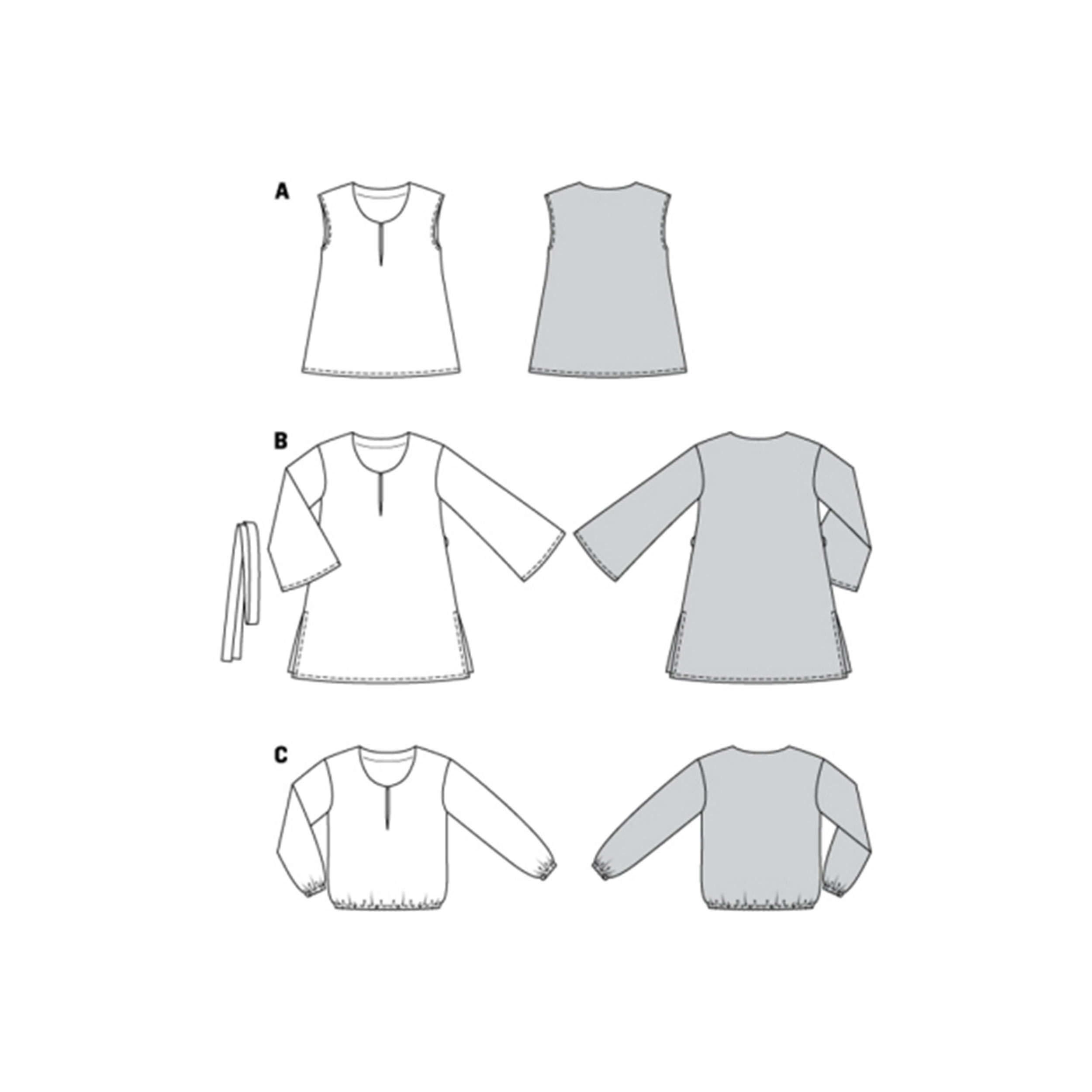 Burda Pattern Super Easy Tunic Image