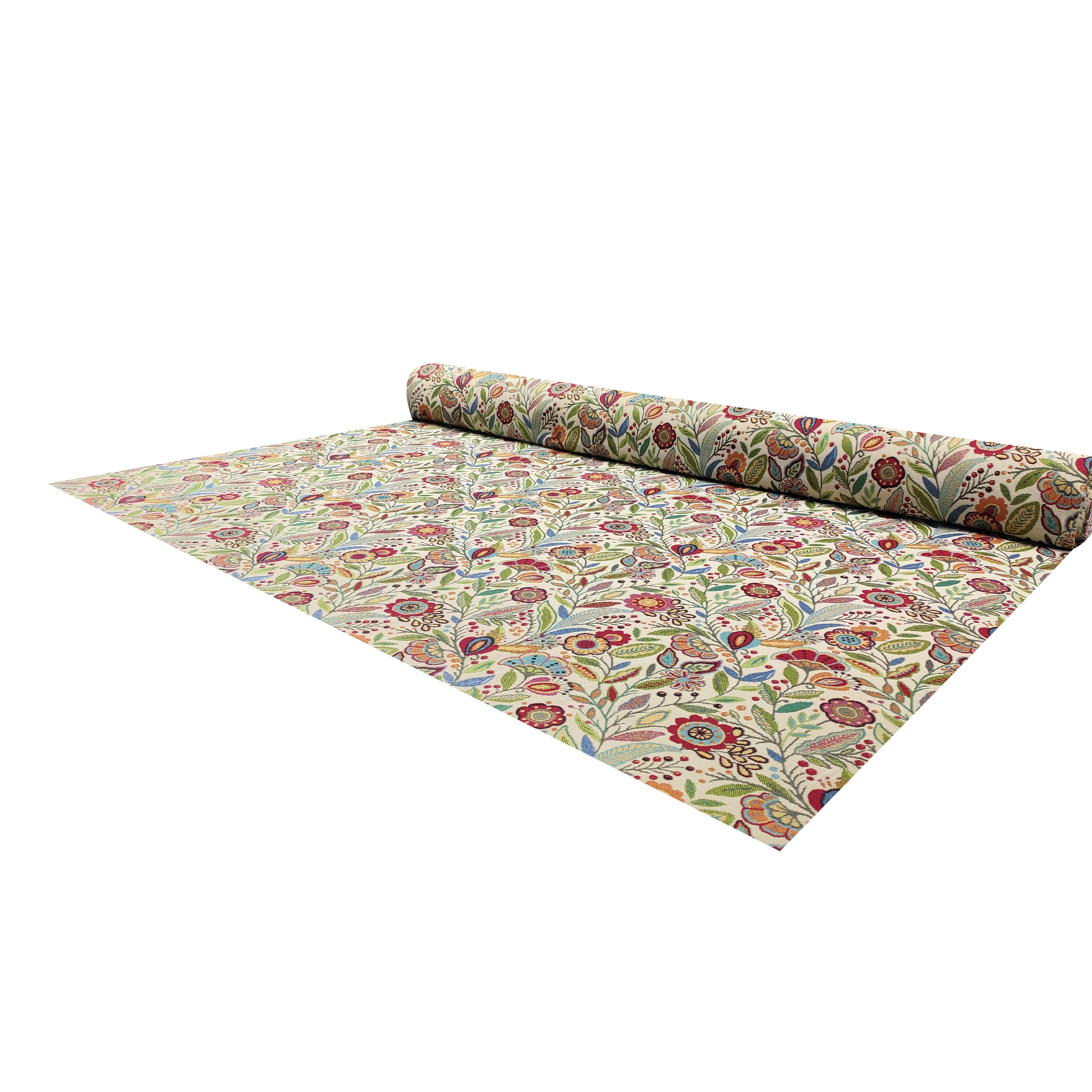 Tissu Gobelin Fleurs colorées