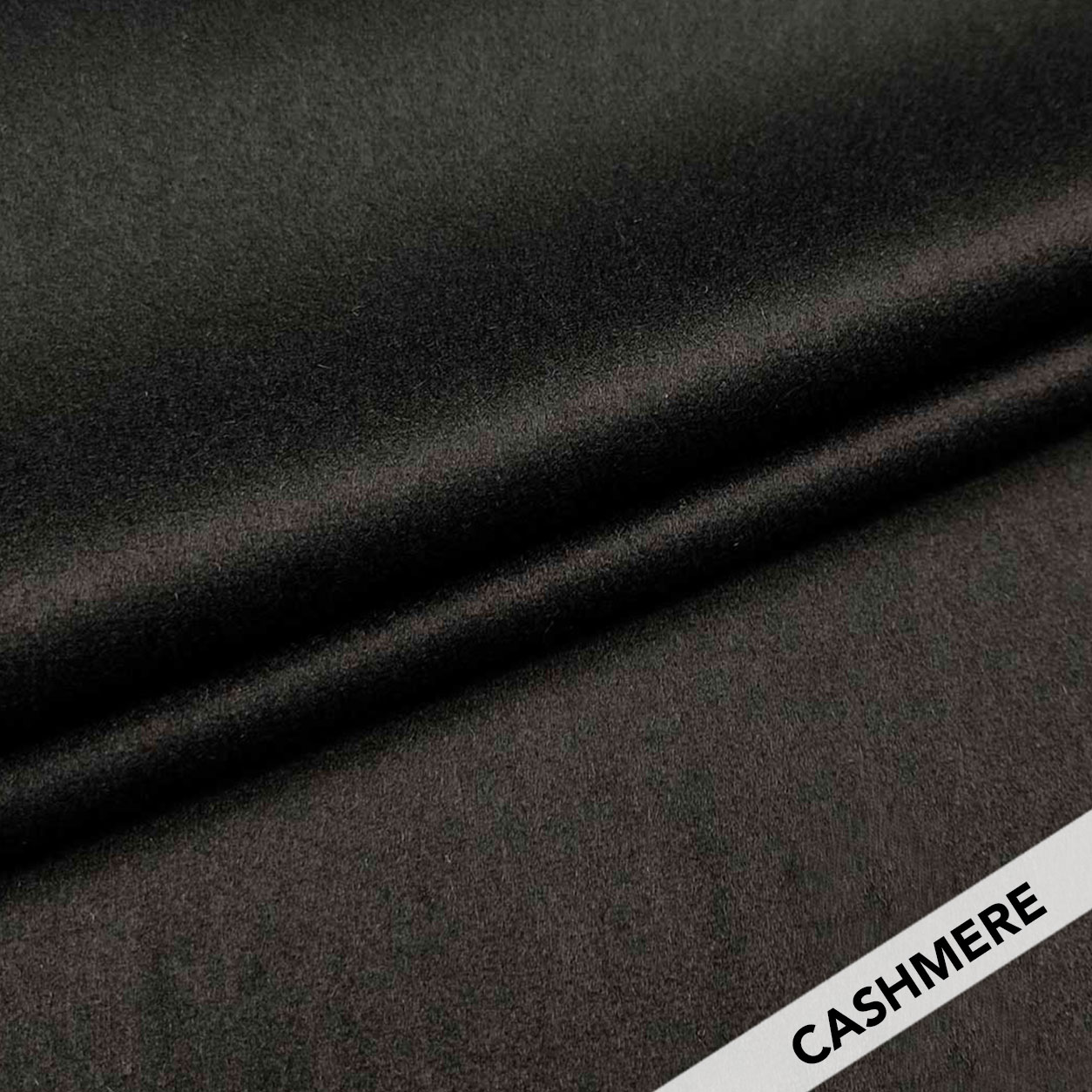 Alta Moda Cashmere Black Coat Image