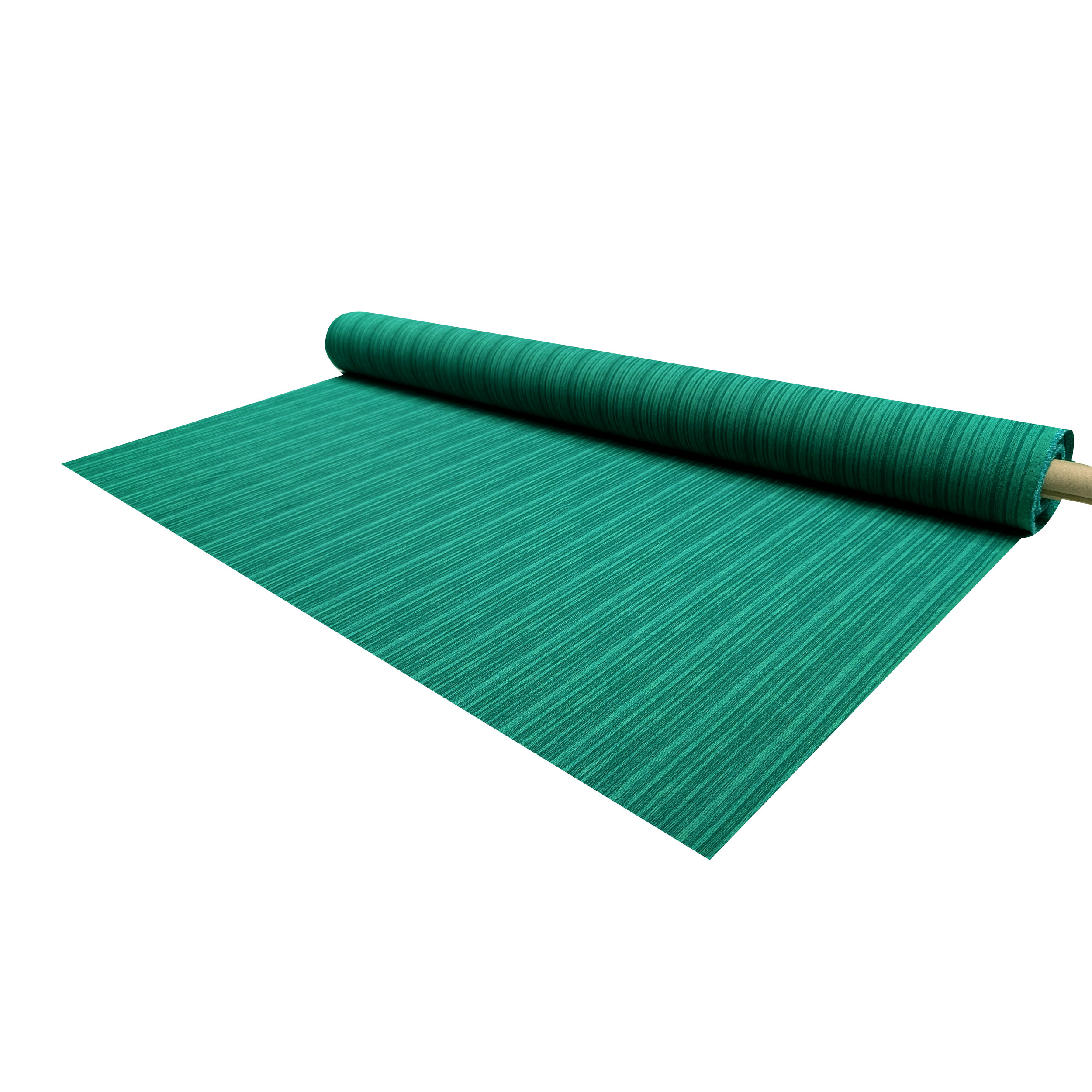 Green Striped Crêpe Fabric Image