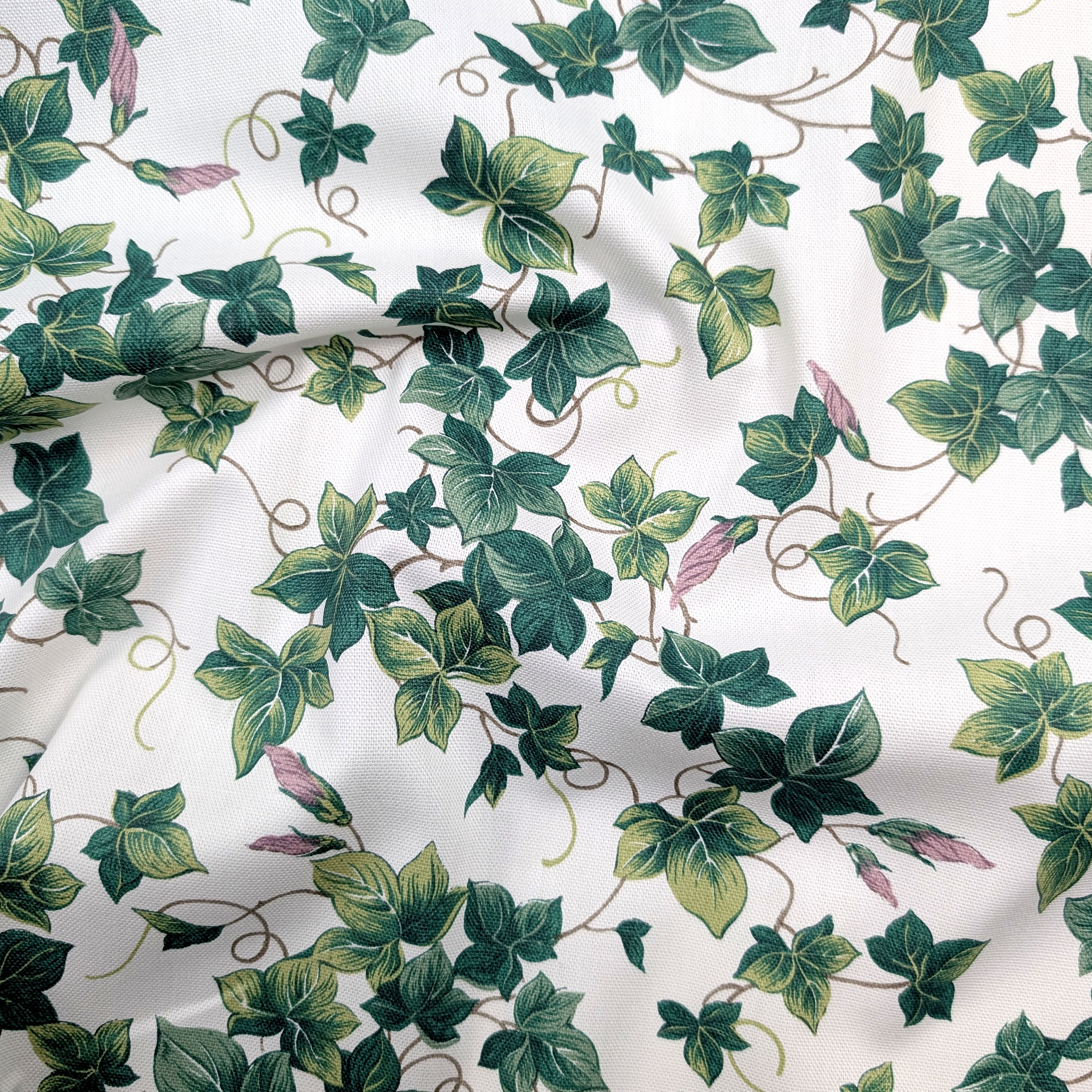 Ivy Flower Printed Panama Image