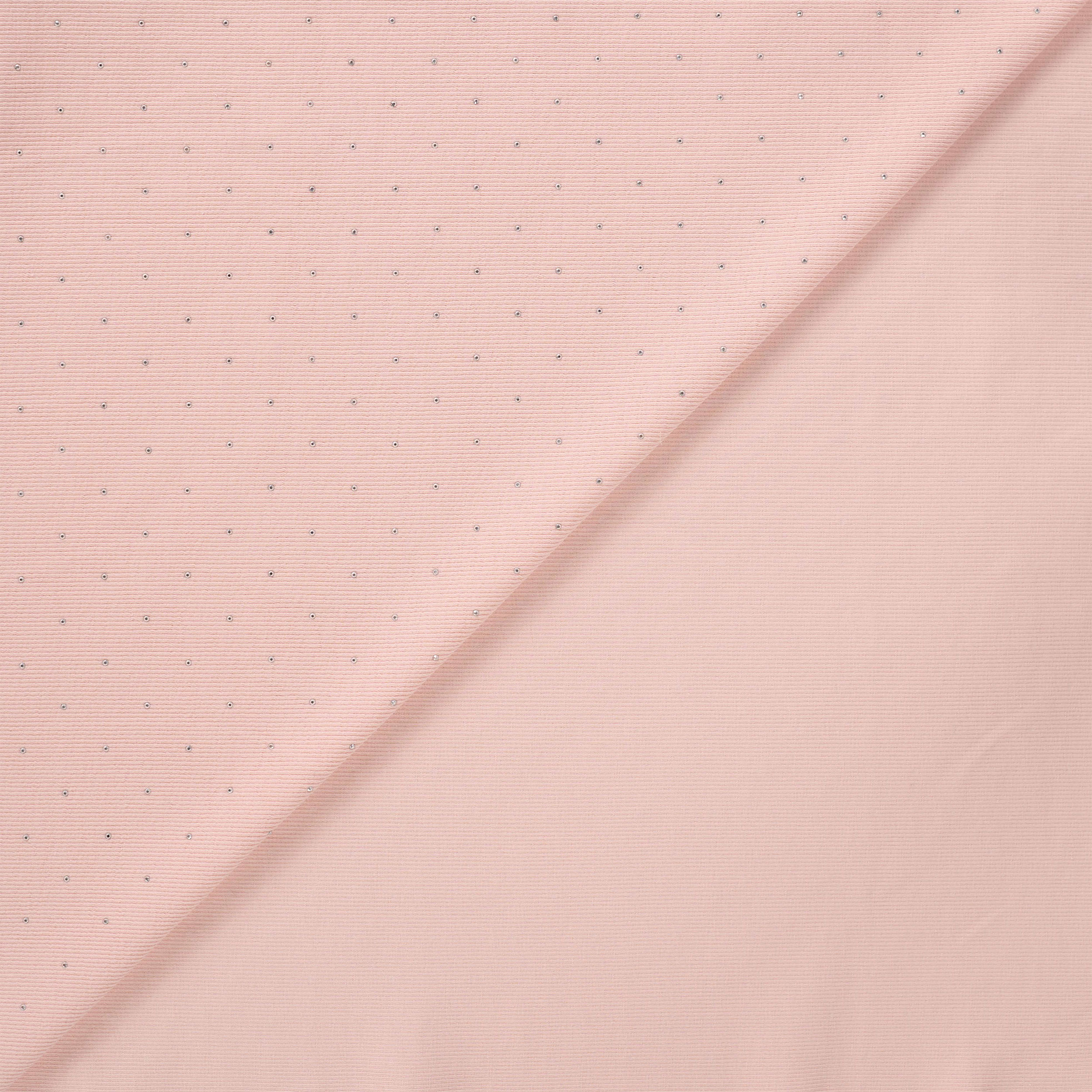 Jersey Cotton Ribbed Jersey Pink Image