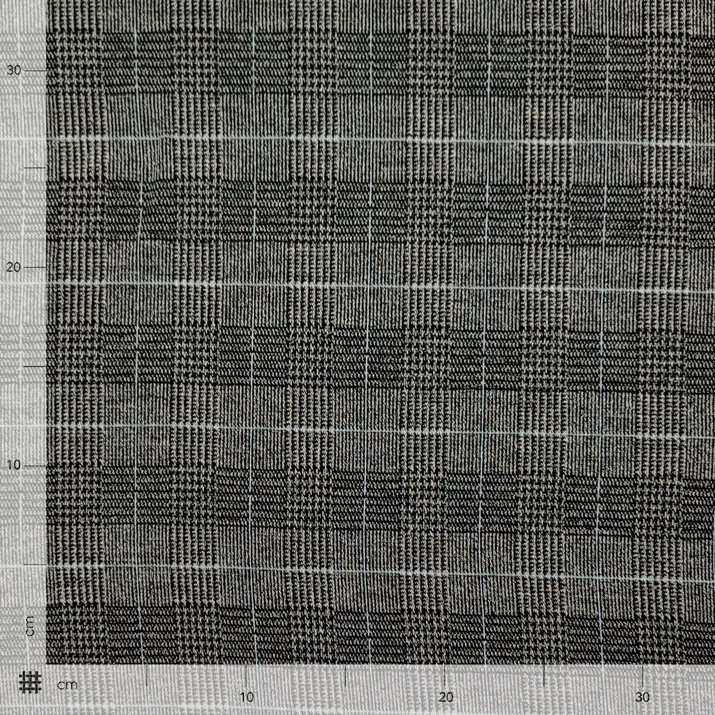 Milano Stitch Tartan rayé gris bleu