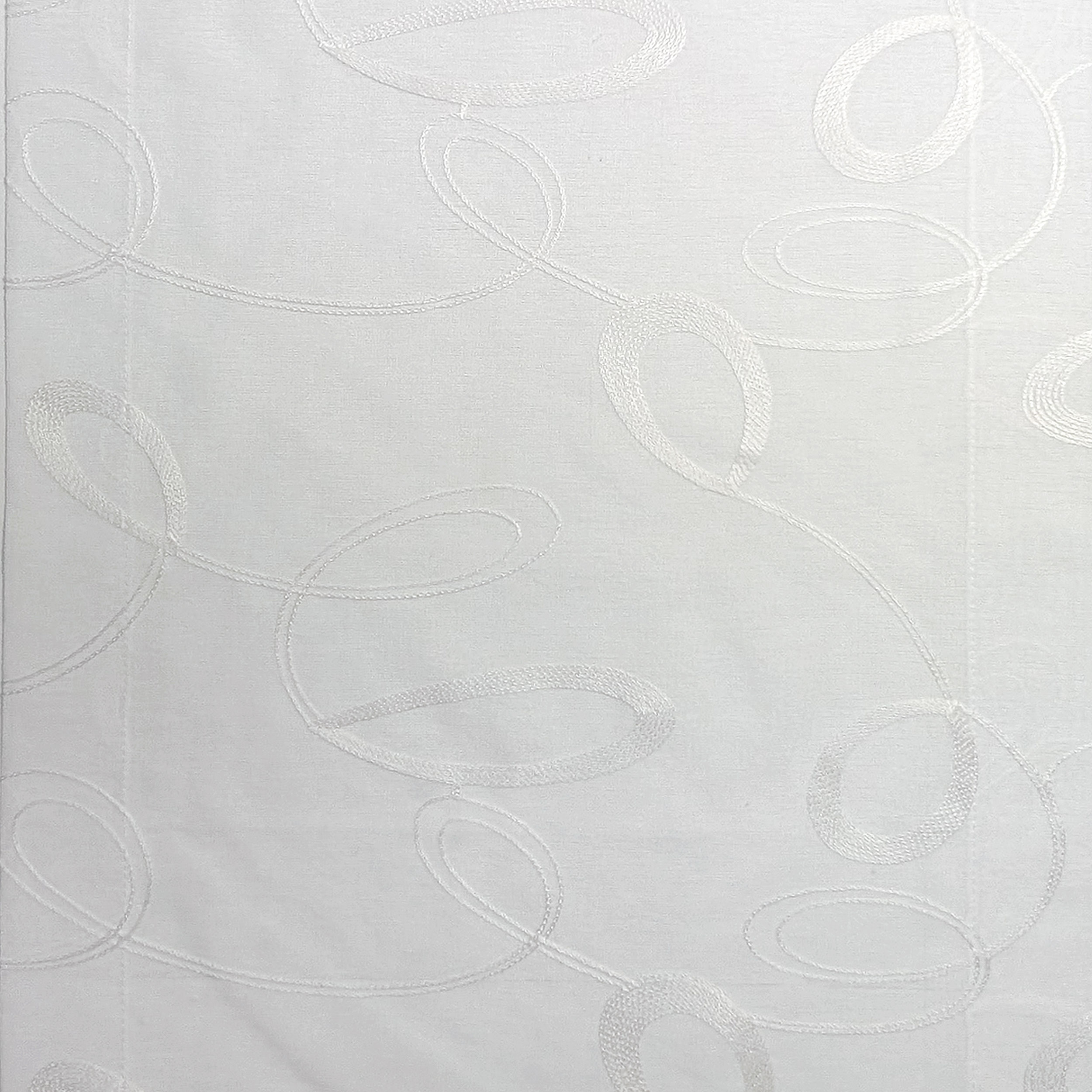 Fabric Curtain Ada White Image