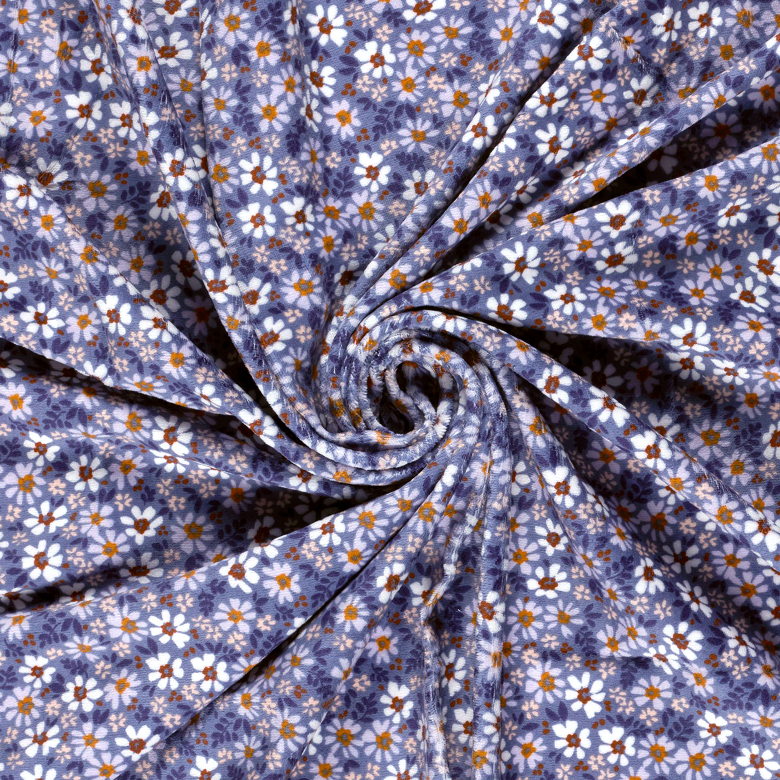 Velveteen Nicky Flowers Lilac Tones Image