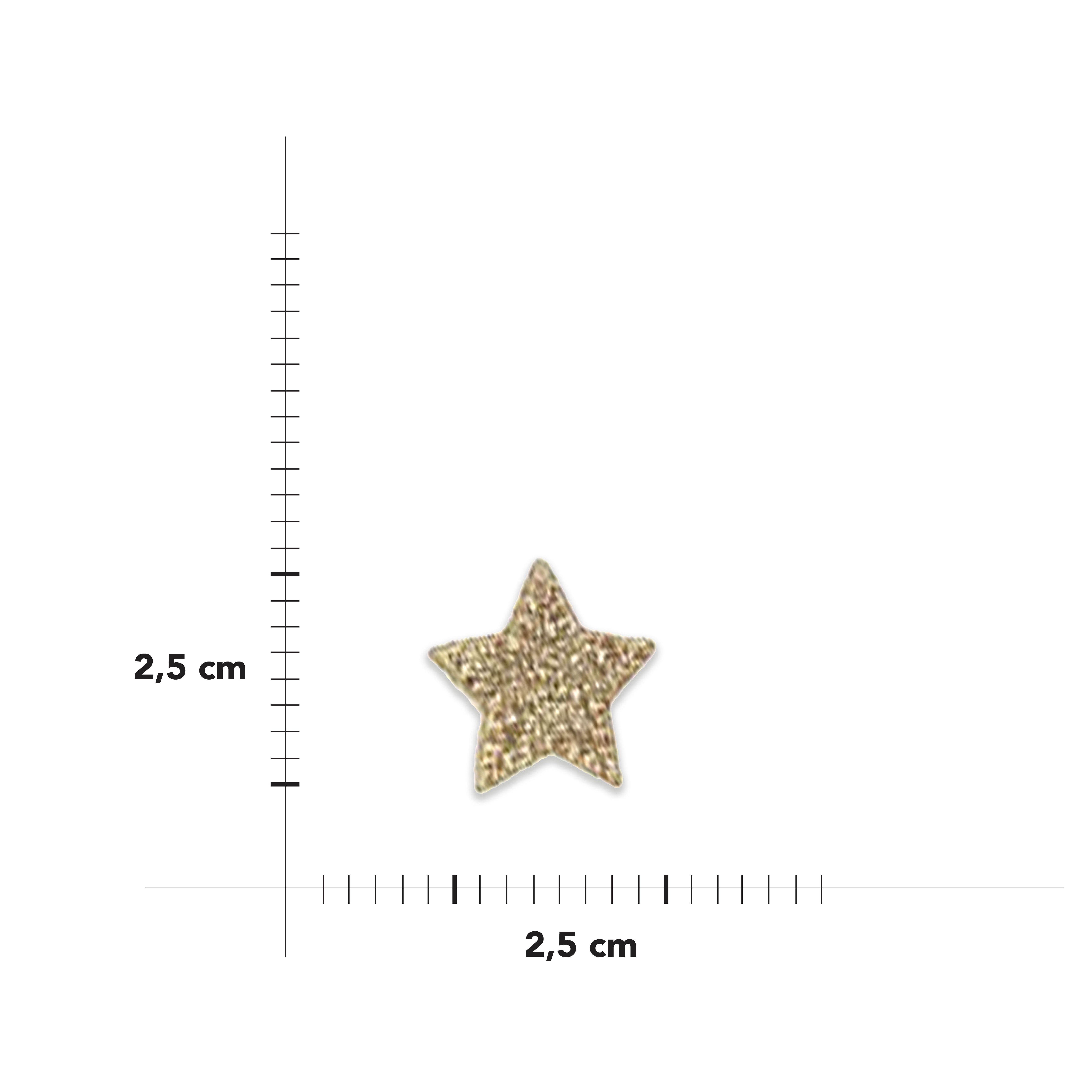 Thermoadhesive application Star Glitter Image