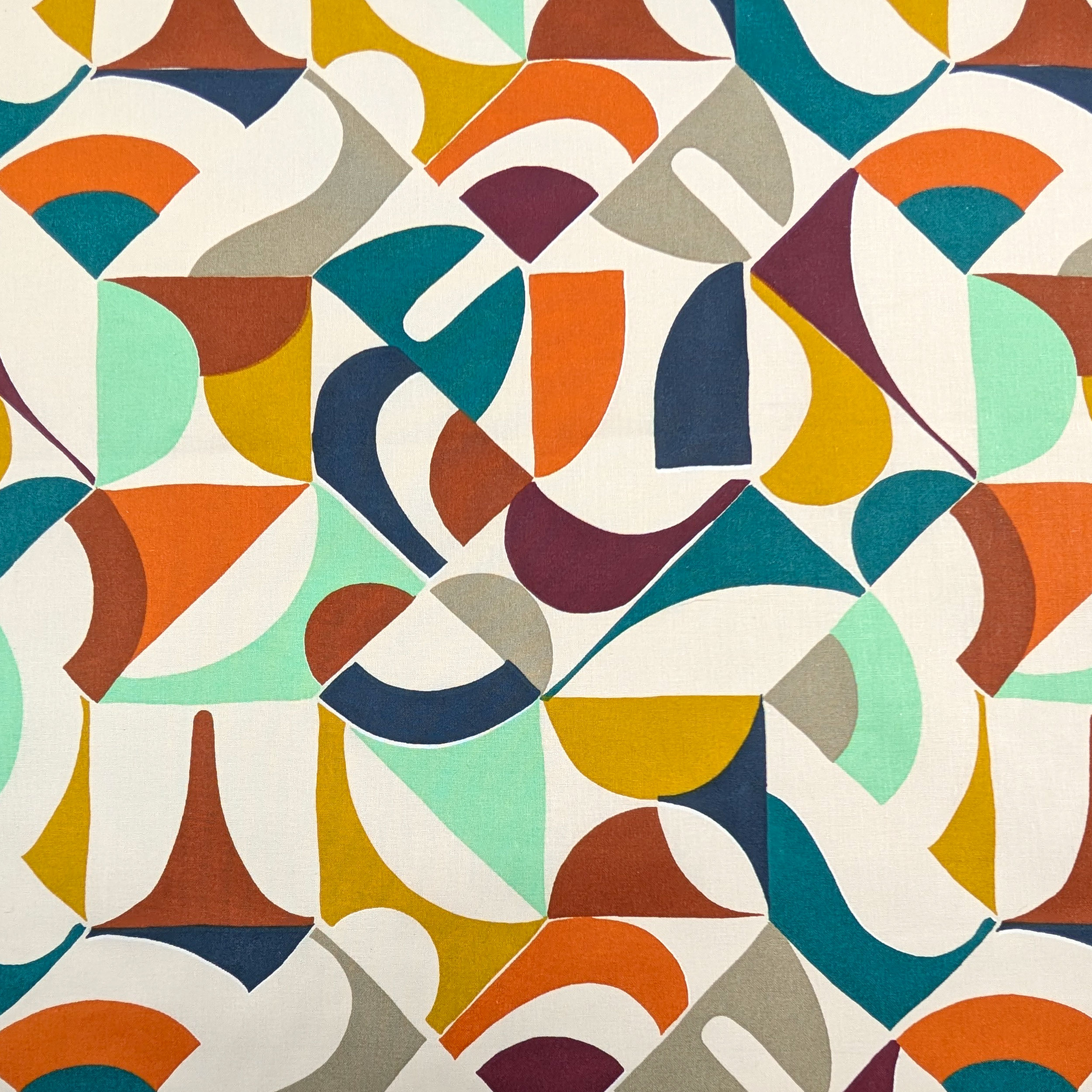 Abstract Fantasy Multicoloured Cotton Furnishing Image